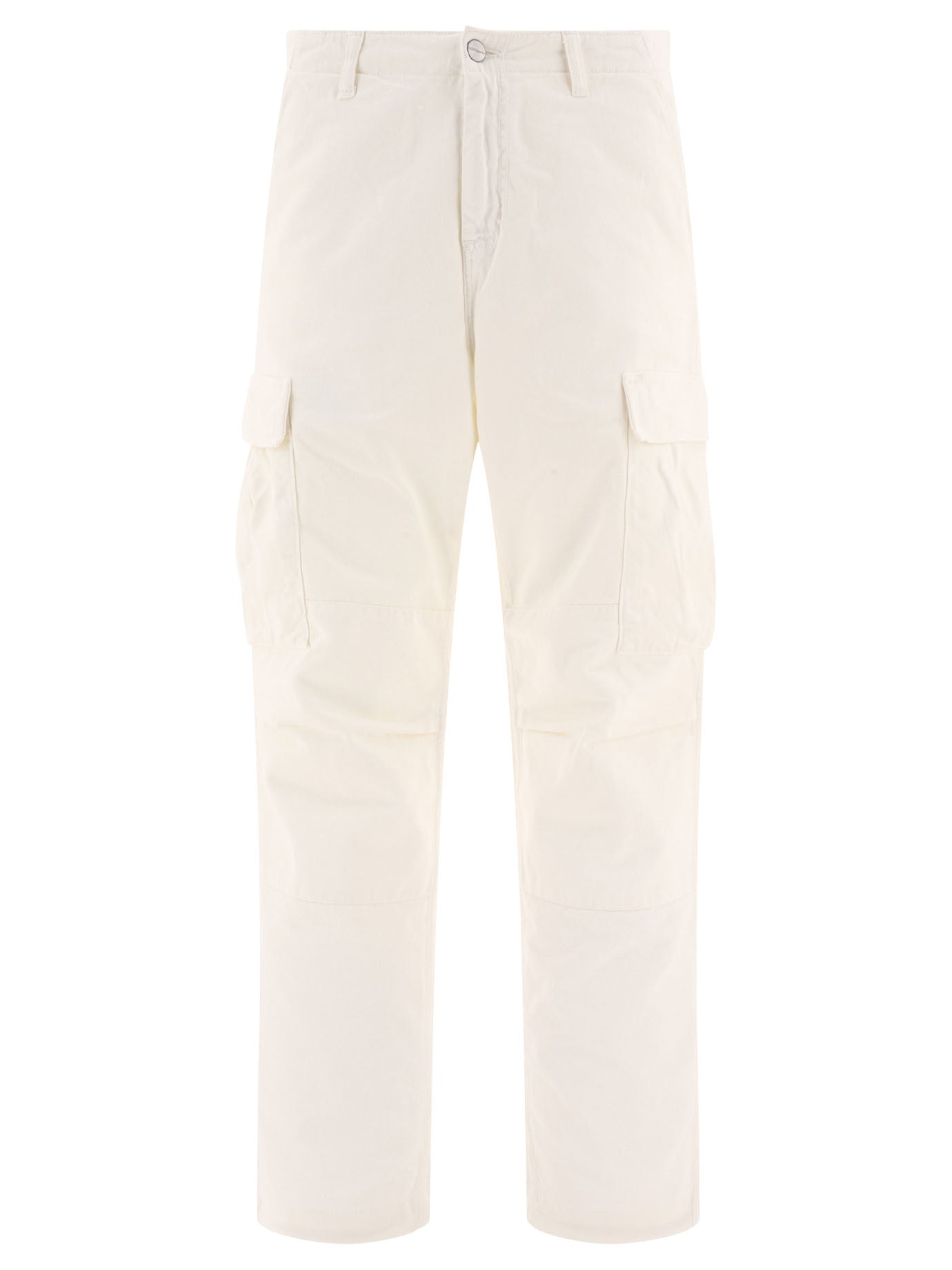 Carhartt Wip-Cargo Trousers Bianco-Uomo