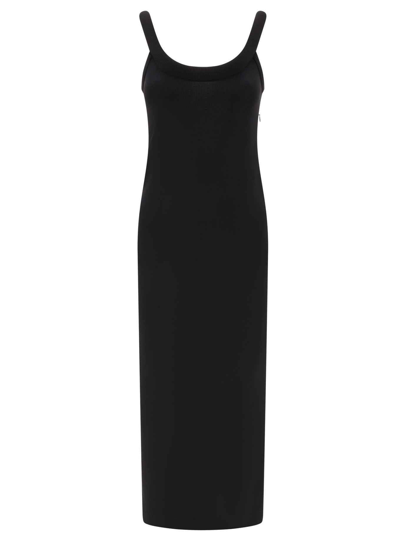 Alexander Mcqueen-Bodycon Dress Abiti Nero-Donna