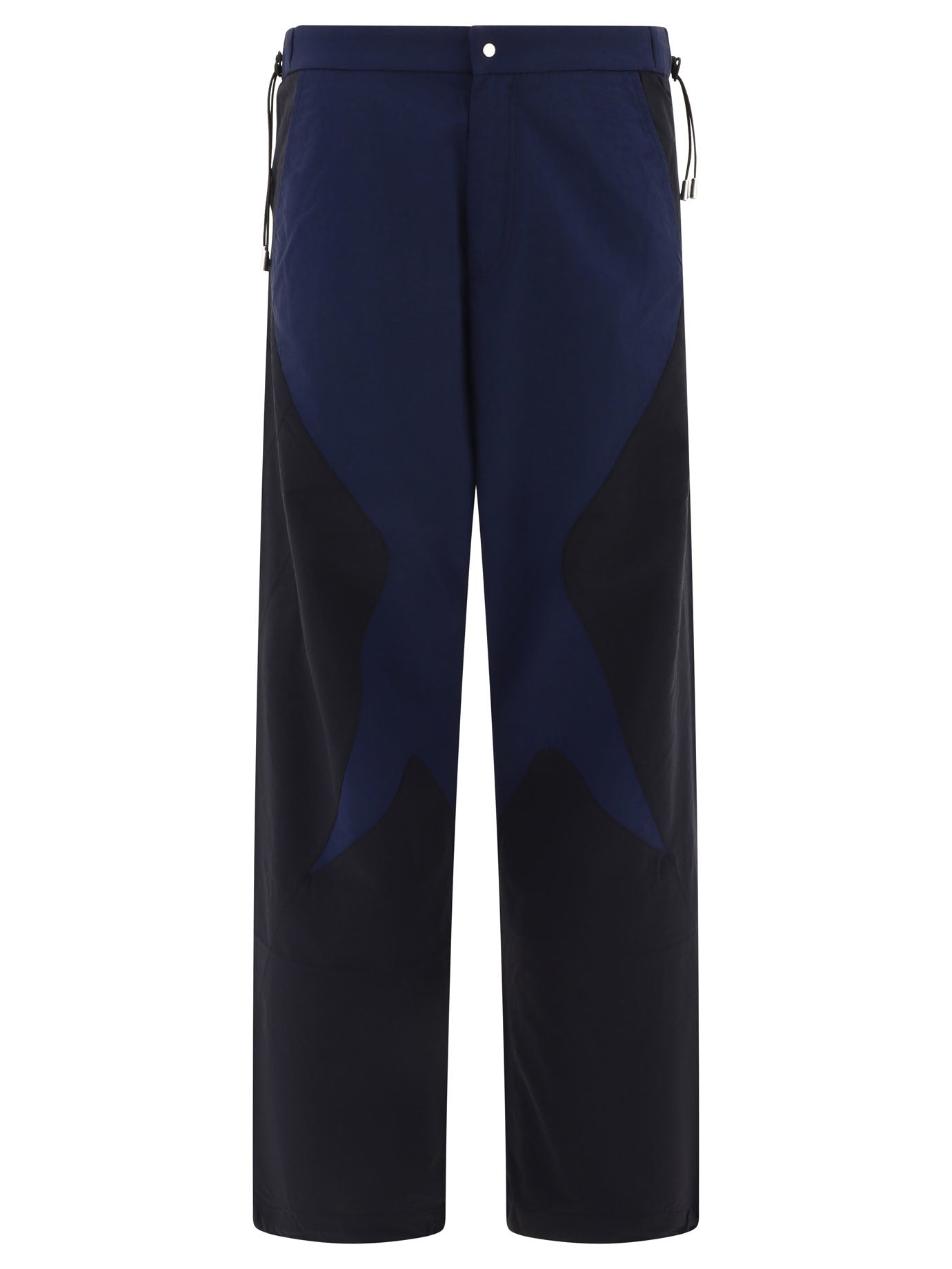 Jean-Luc A. Lavelle-Nylon Track Trousers Blu-Uomo