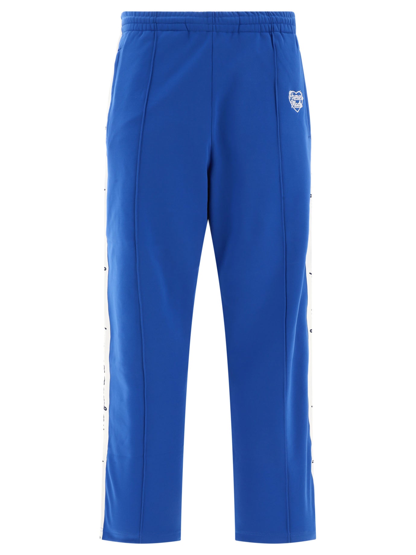 Human Made-Track With Logo Bands Trousers Blu-Uomo