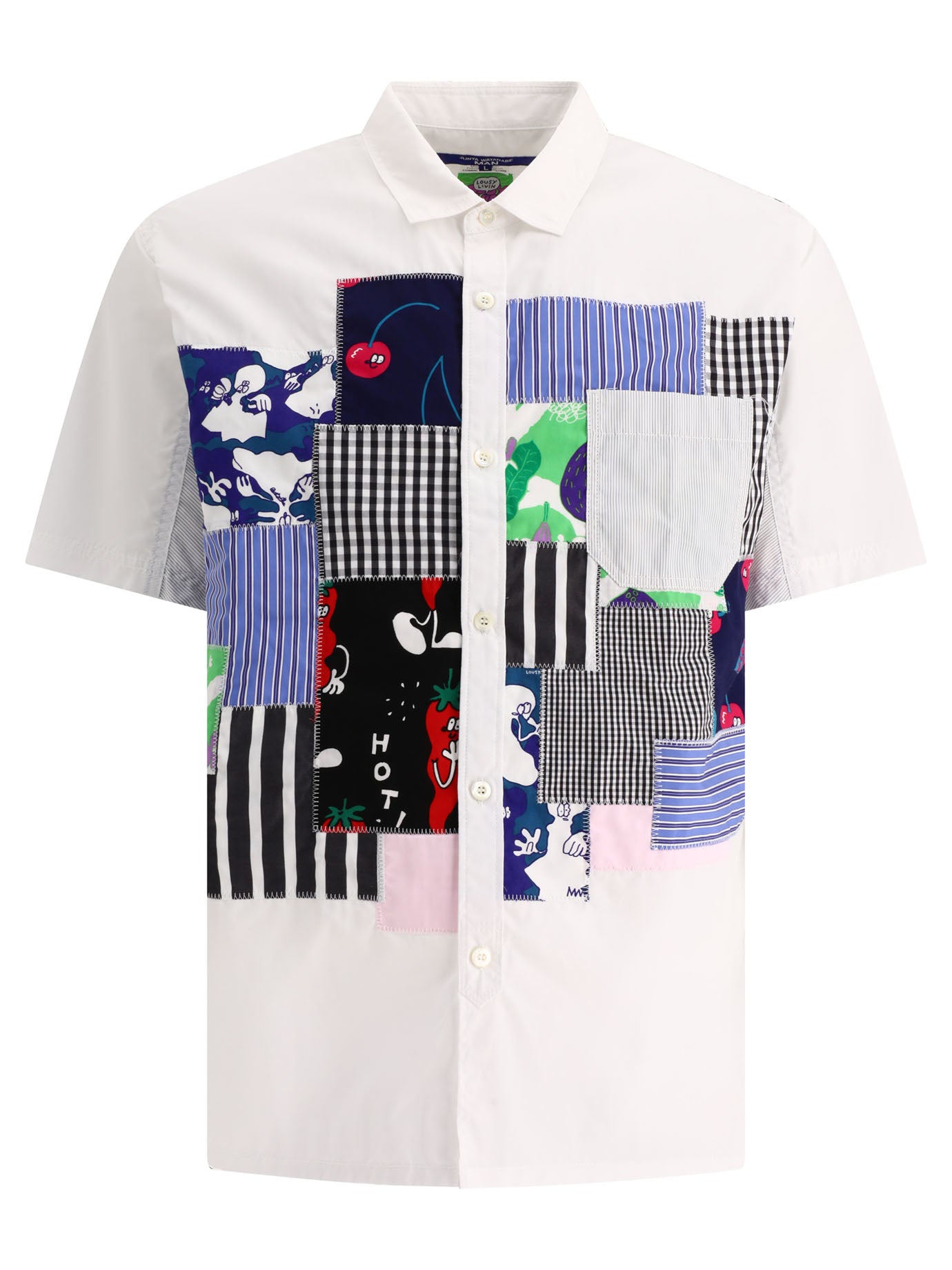 Junya Watanabe Man-Junya Watanabe X Lousy Livin Shirts Celeste-Uomo