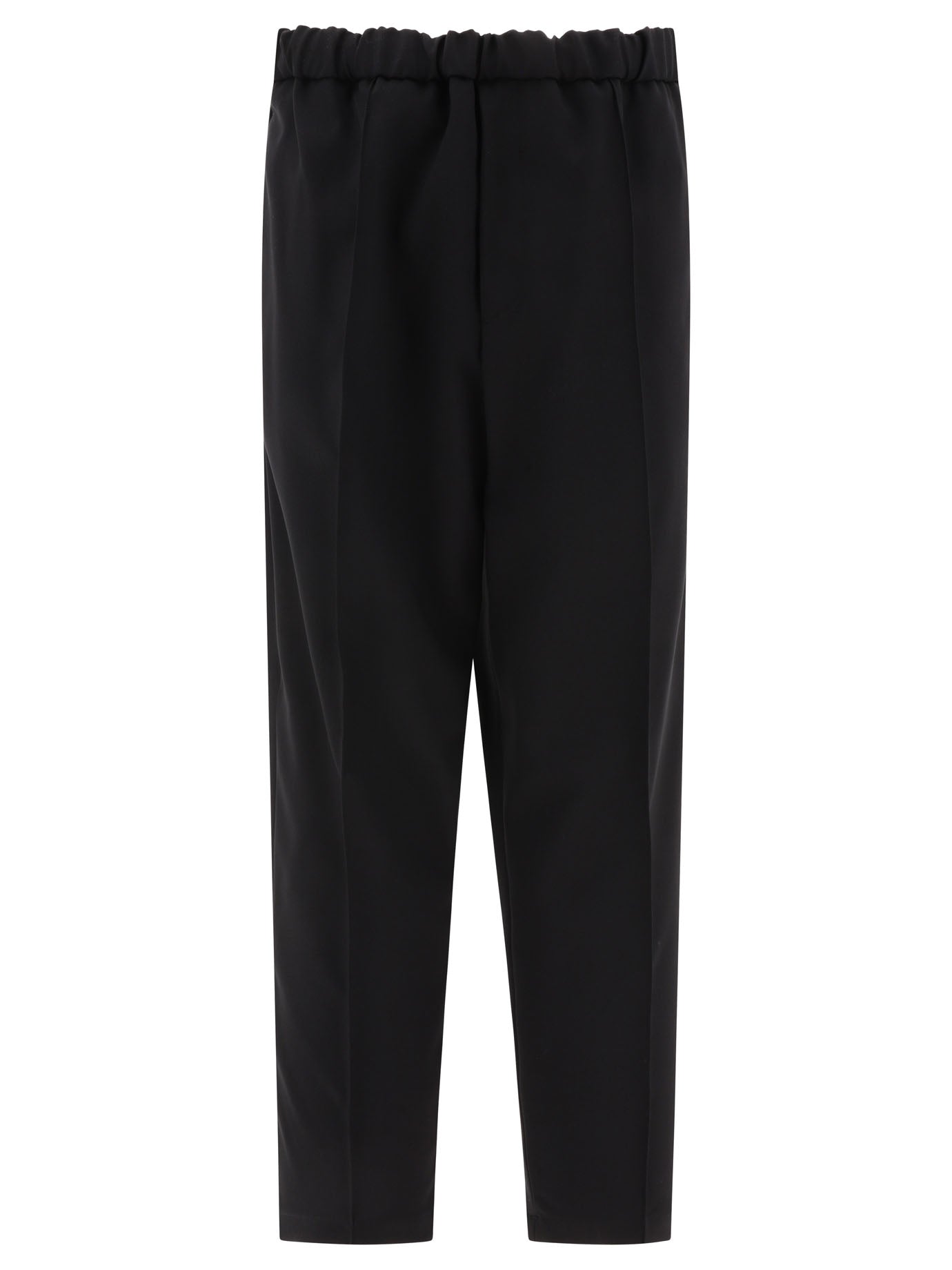 Jil Sander-Tapered Trousers Nero-Uomo