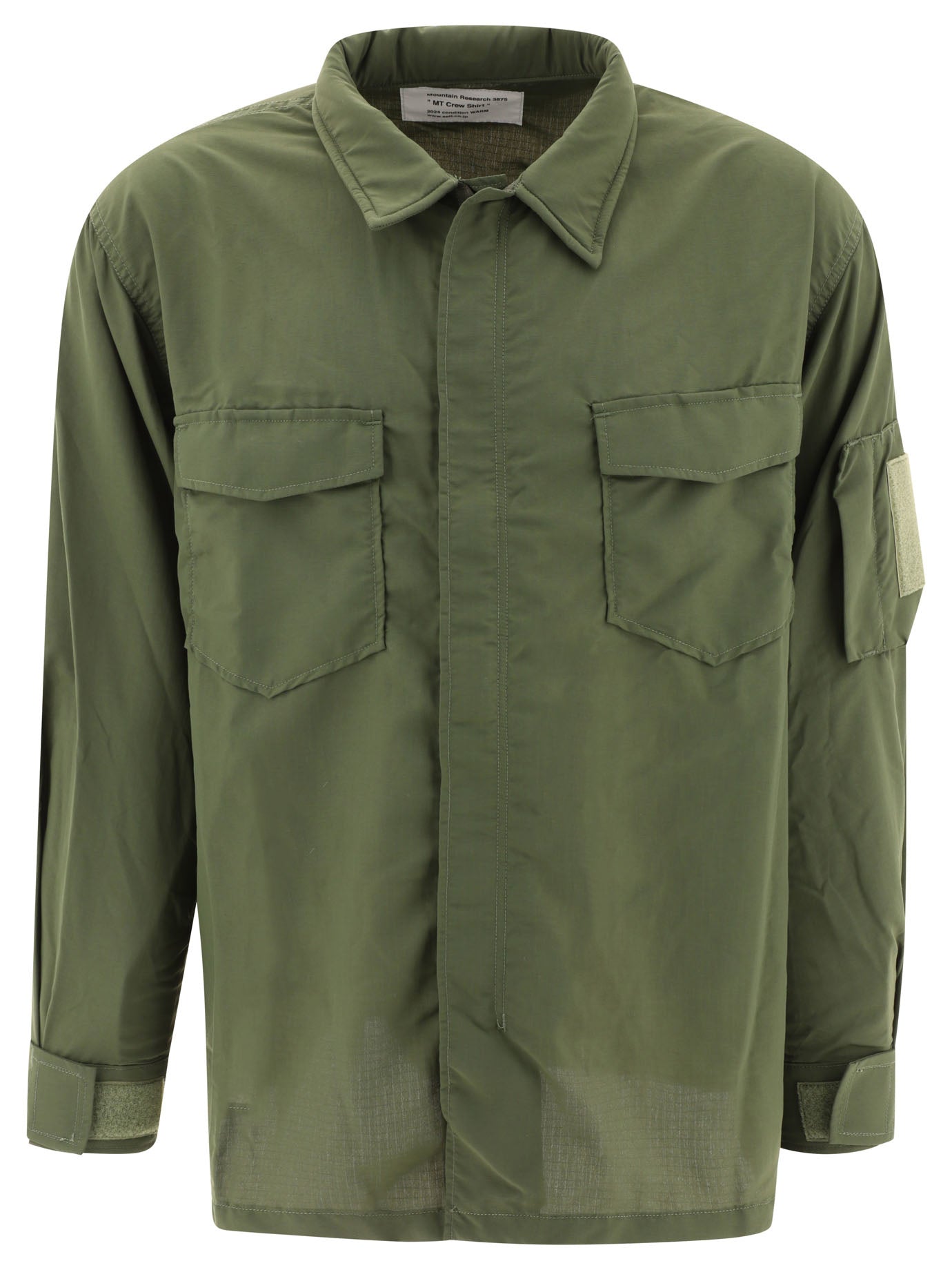 Mountain Research-Mt Crew Shirts Verde-Uomo