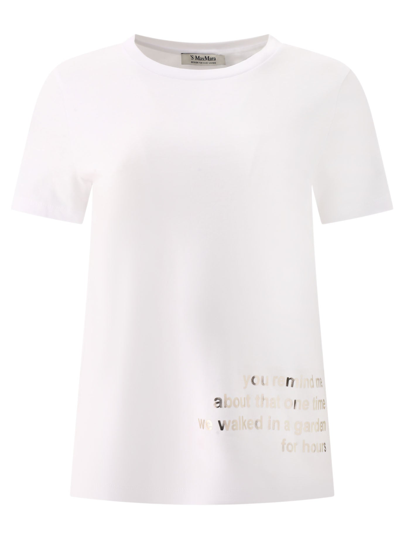 Max Mara S-Aris T-Shirts Bianco-Donna