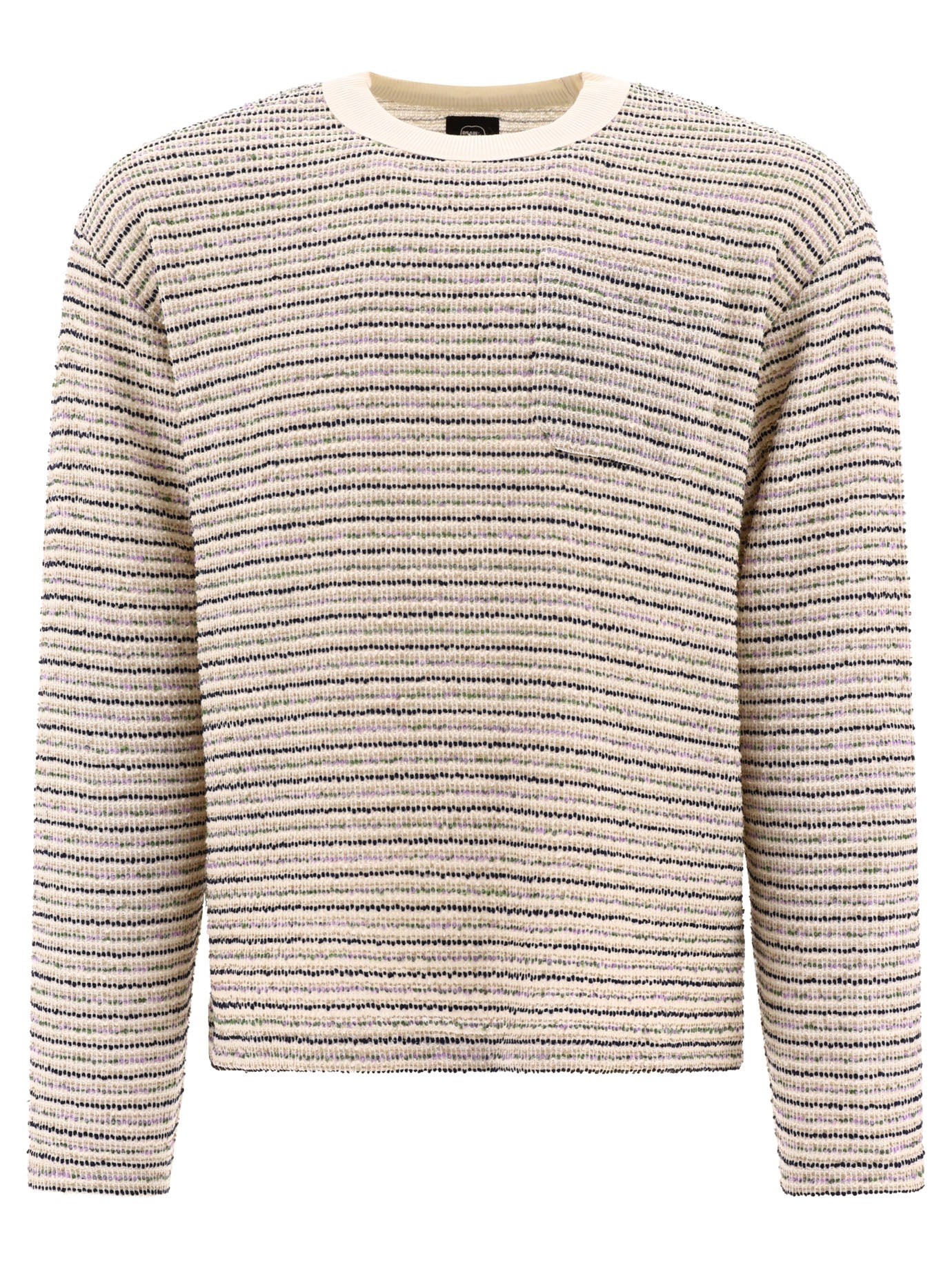 Brain Dead-Gauze Sweater Knitwear Beige-Uomo