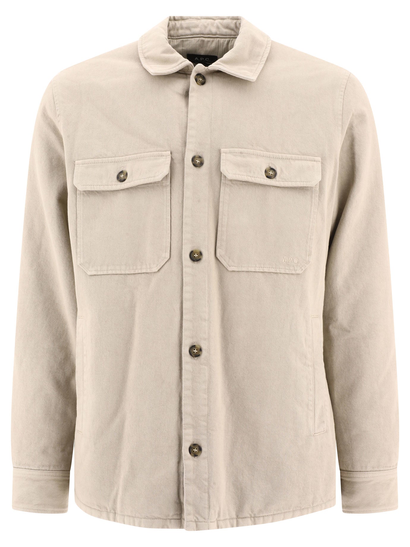 A. P.C.-Alessio Giacche Beige-Uomo