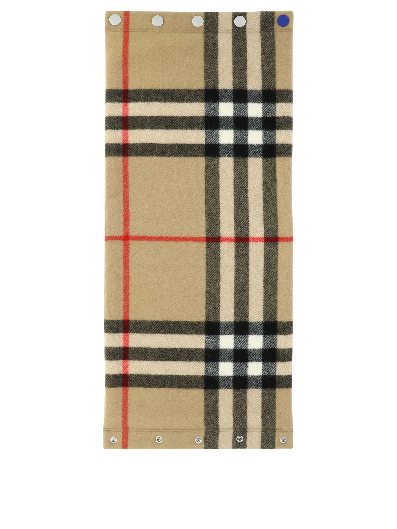 Burberry-Check Cashmere Snood Scarves Beige-Uomo