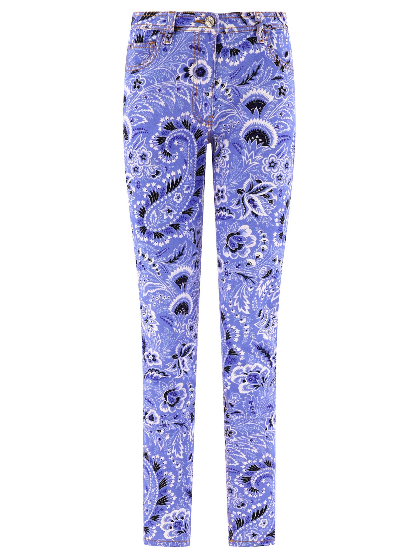 Etro-Bandana Jeans Blu-Donna