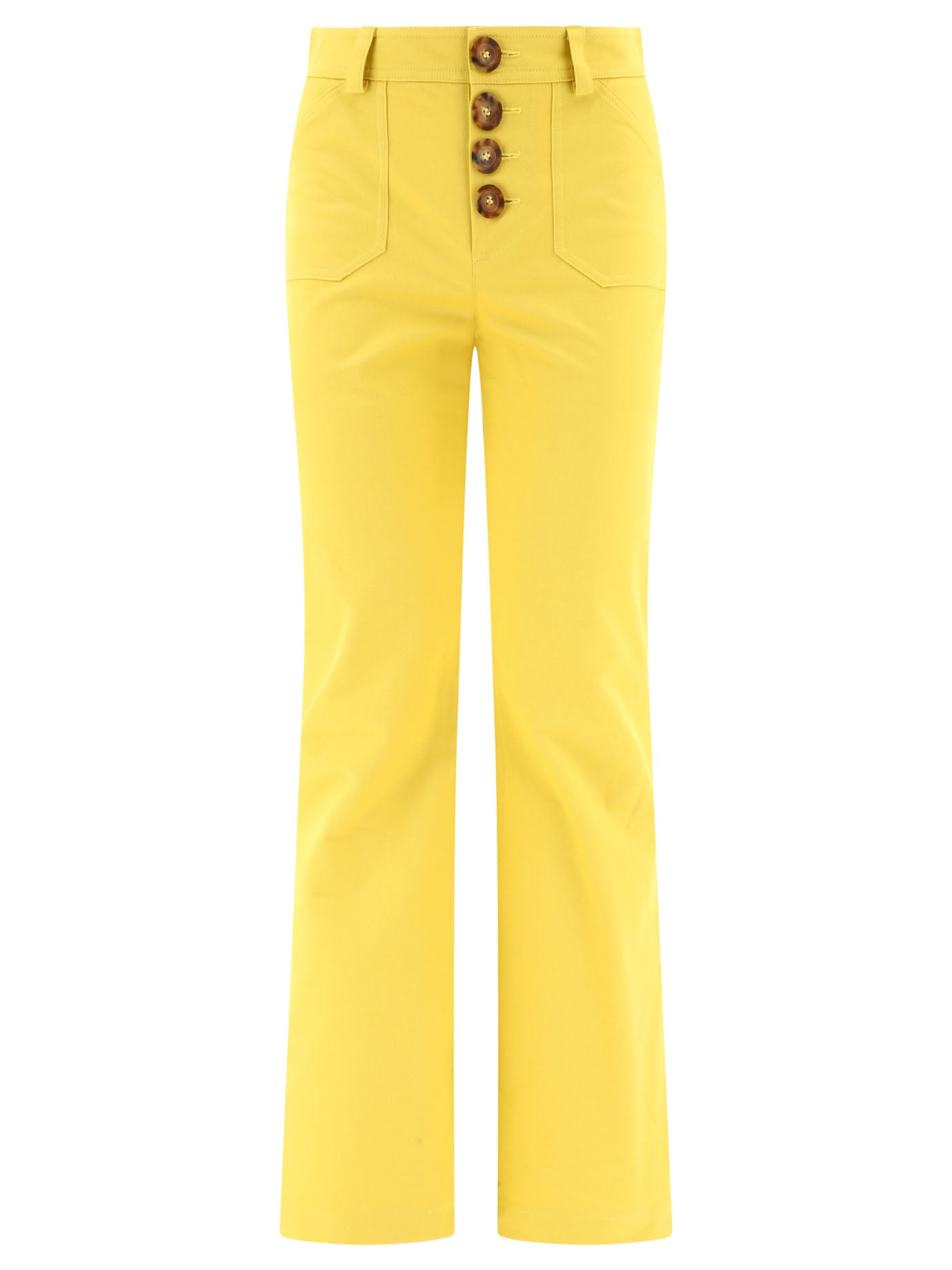 Ines De La Fressange-Charlotte Trousers Giallo-Donna