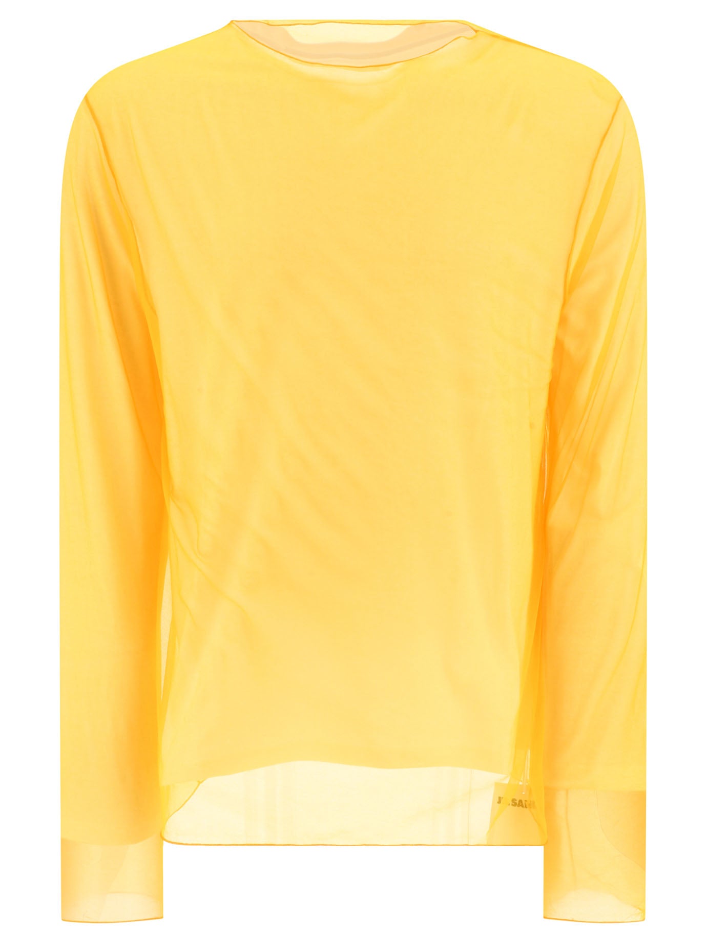 Jil Sander-Layered T-Shirt T-Shirts Giallo-Uomo