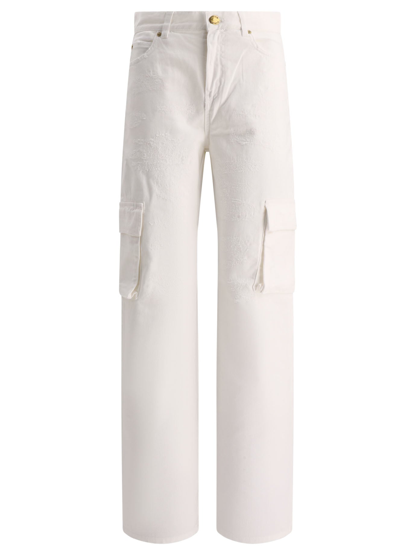 Pinko-Cady Jeans Bianco-Donna