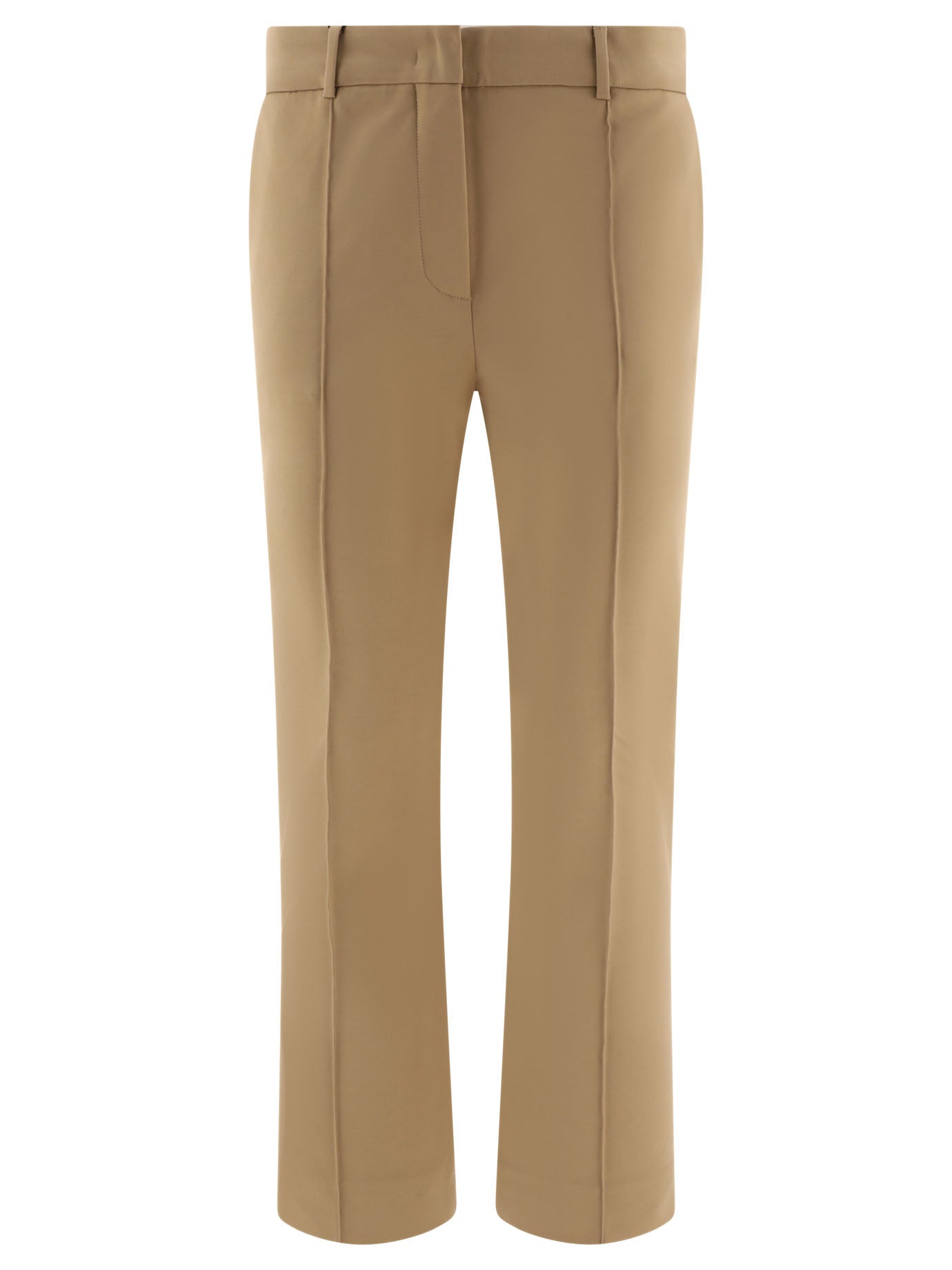 Max Mara Sportmax-Asiago Trousers Beige-Donna