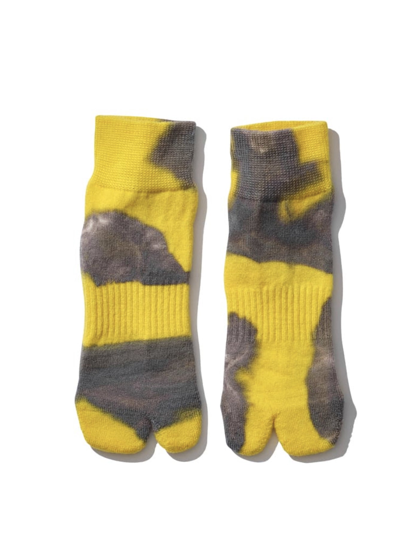 Mountain Research-Tie Dye Tabi Calzini Giallo-Uomo