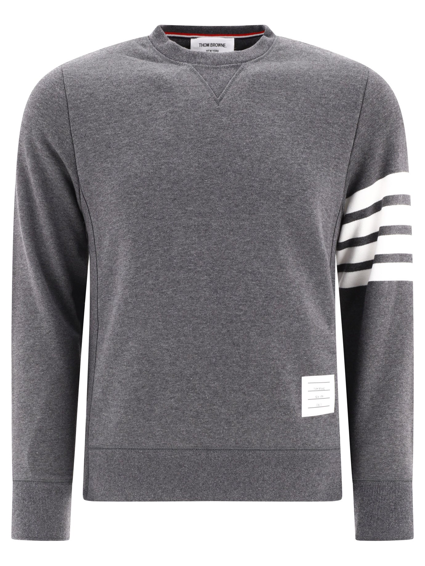 Thom Browne-4 Bar Sweatshirts Grey-Uomo