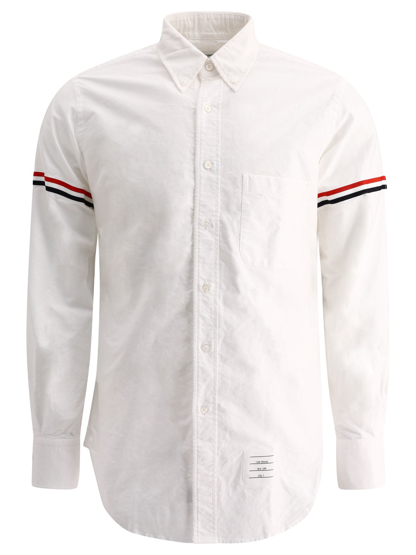 Thom Browne-Rwb Shirts Bianco-Uomo