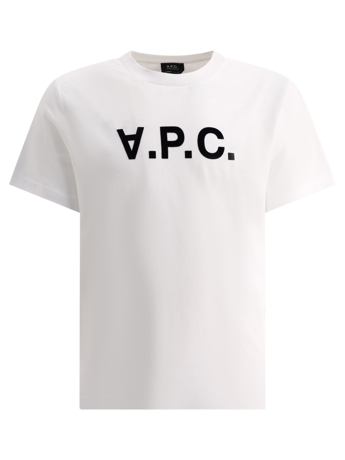 A. P.C.-Grand Vpc T-Shirts Bianco-Uomo