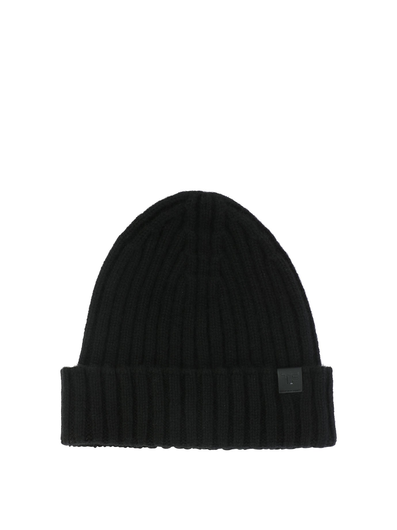 Tom Ford-Ribbed Beanie Cappelli Nero-Uomo