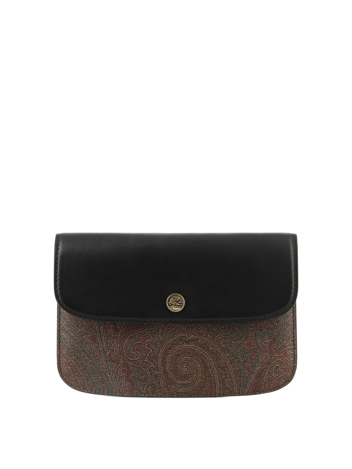 Etro-Paisley Pouch Nero-Donna