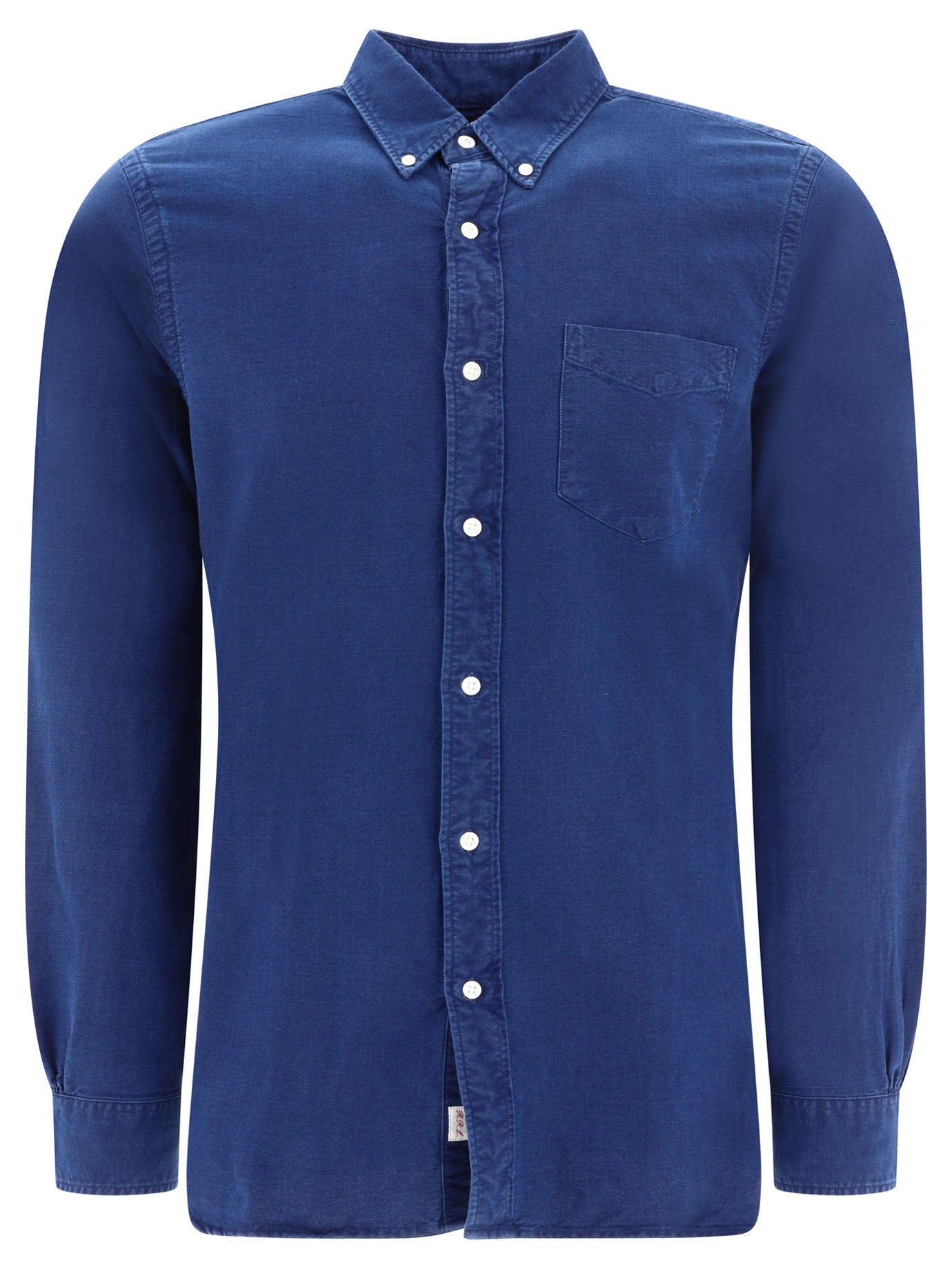 Rrl By Ralph Lauren-Indigo Oxford Shirts Blu-Uomo