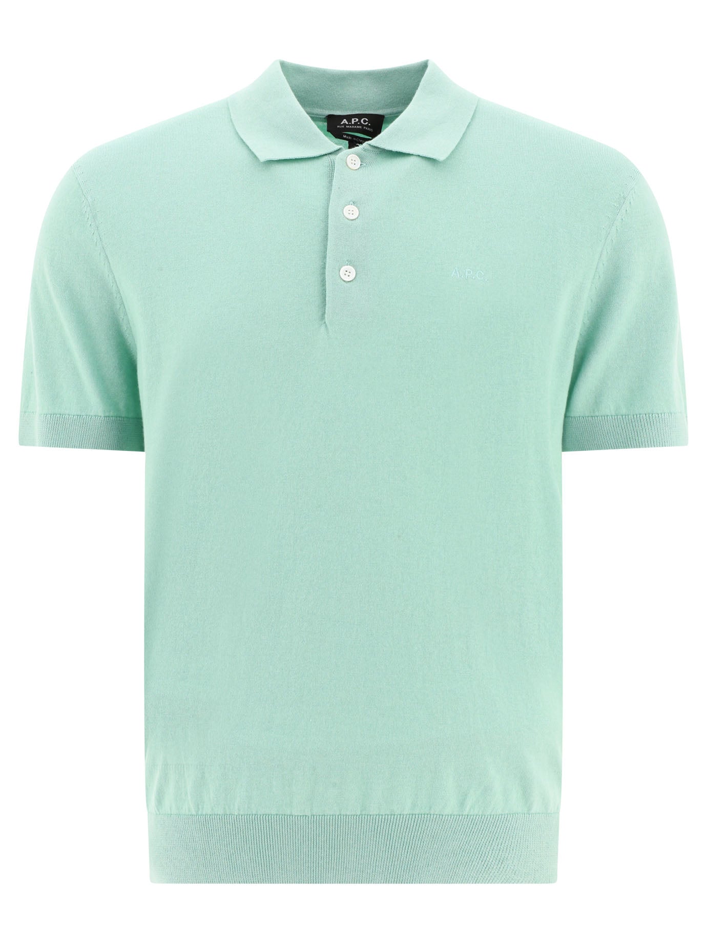 A. P.C.-Gregory Polo Shirts Verde-Uomo