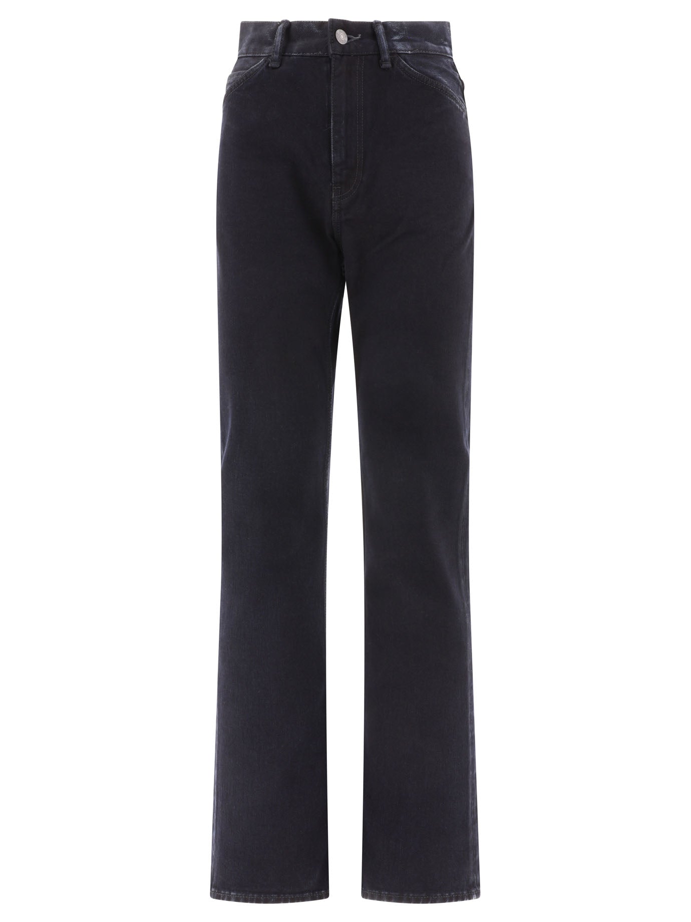 Acne Studios-1977 Jeans Nero-Donna