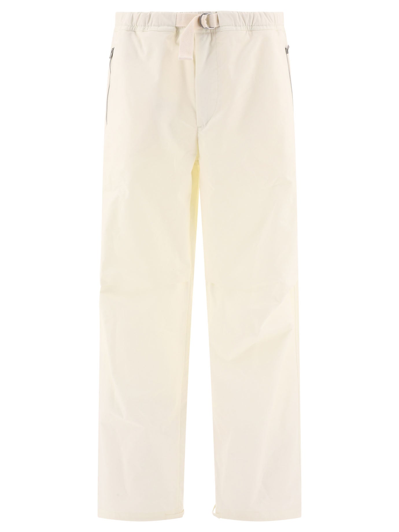 Jil Sander-With Embroidery Trousers Bianco-Uomo