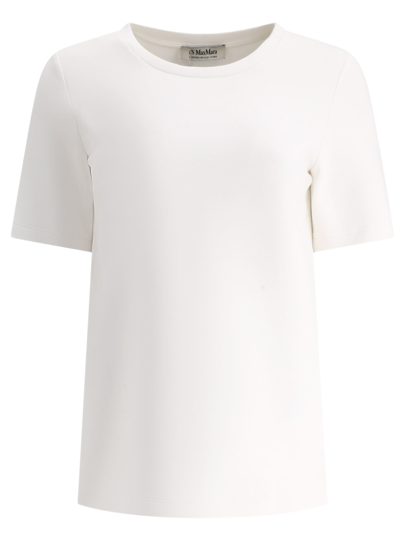 Max Mara S-Fianco T-Shirts Bianco-Donna