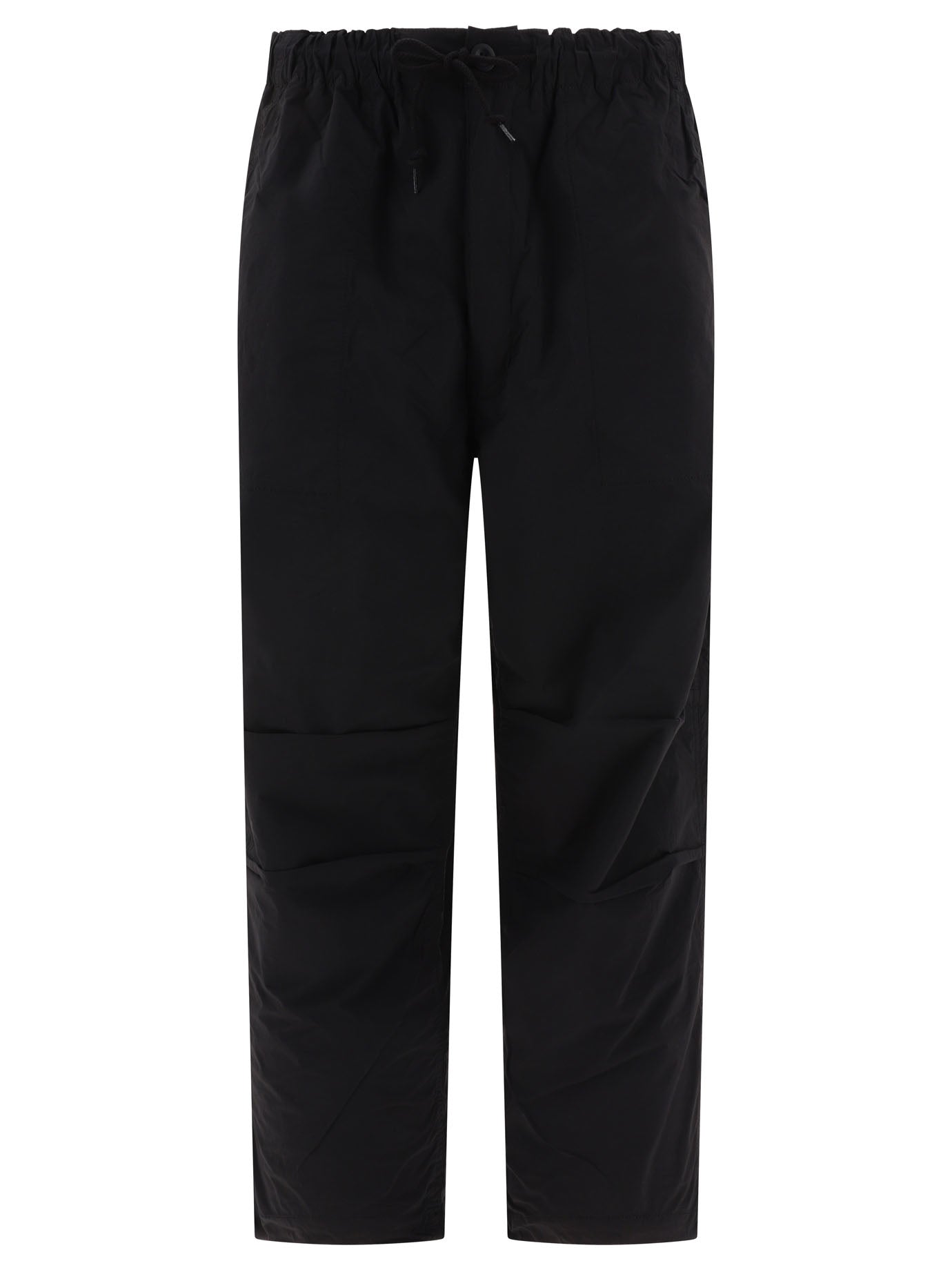 Comme Des GarçOns Homme-Parachute With Drawstring Trousers Nero-Uomo