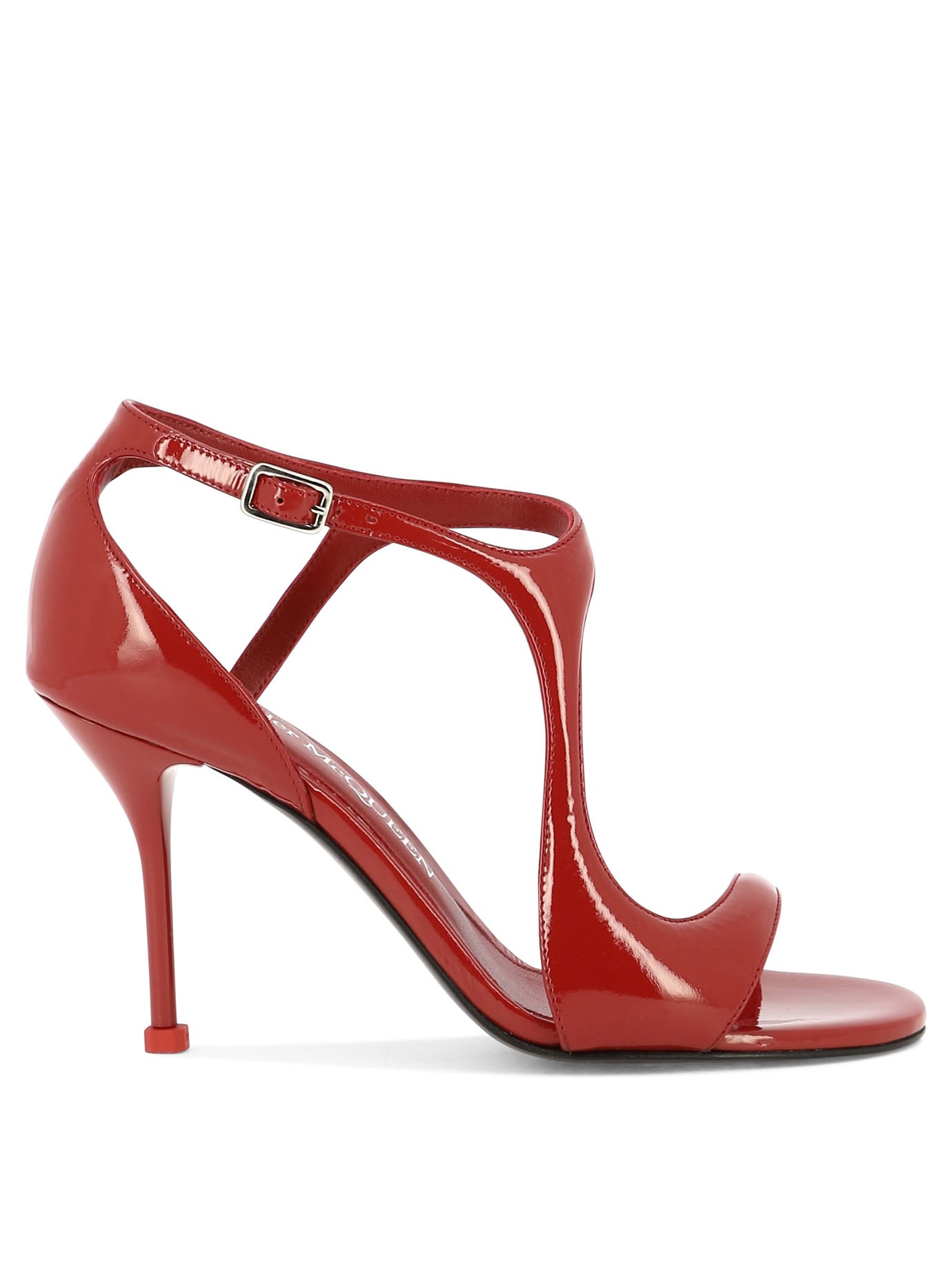 Alexander Mcqueen-Extra Soft Sandali Rosso-Donna