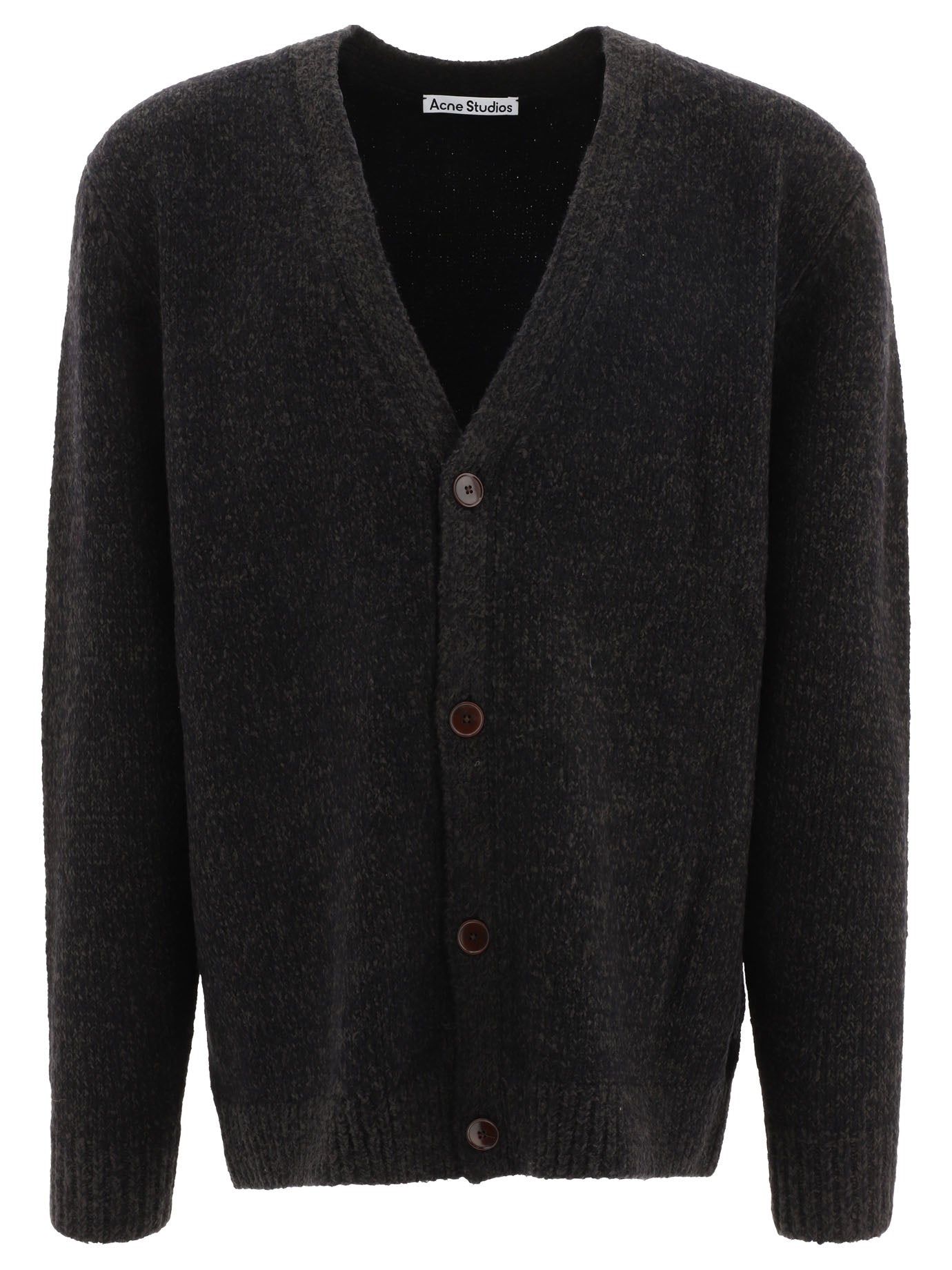 Acne Studios-Wool Blend Knitwear Nero-Uomo