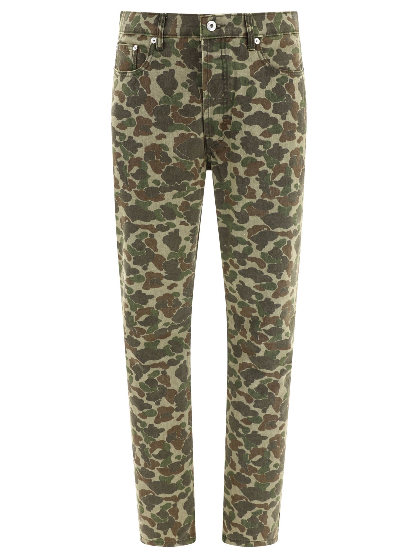 Gallery Dept.-Road Camo 5001 Jeans Verde-Uomo