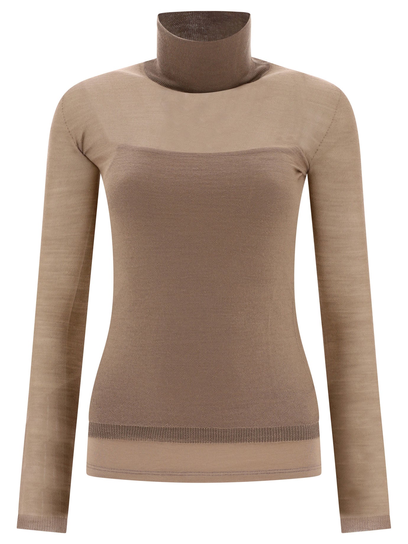 Max Mara-Stresa Knitwear Marrone-Donna