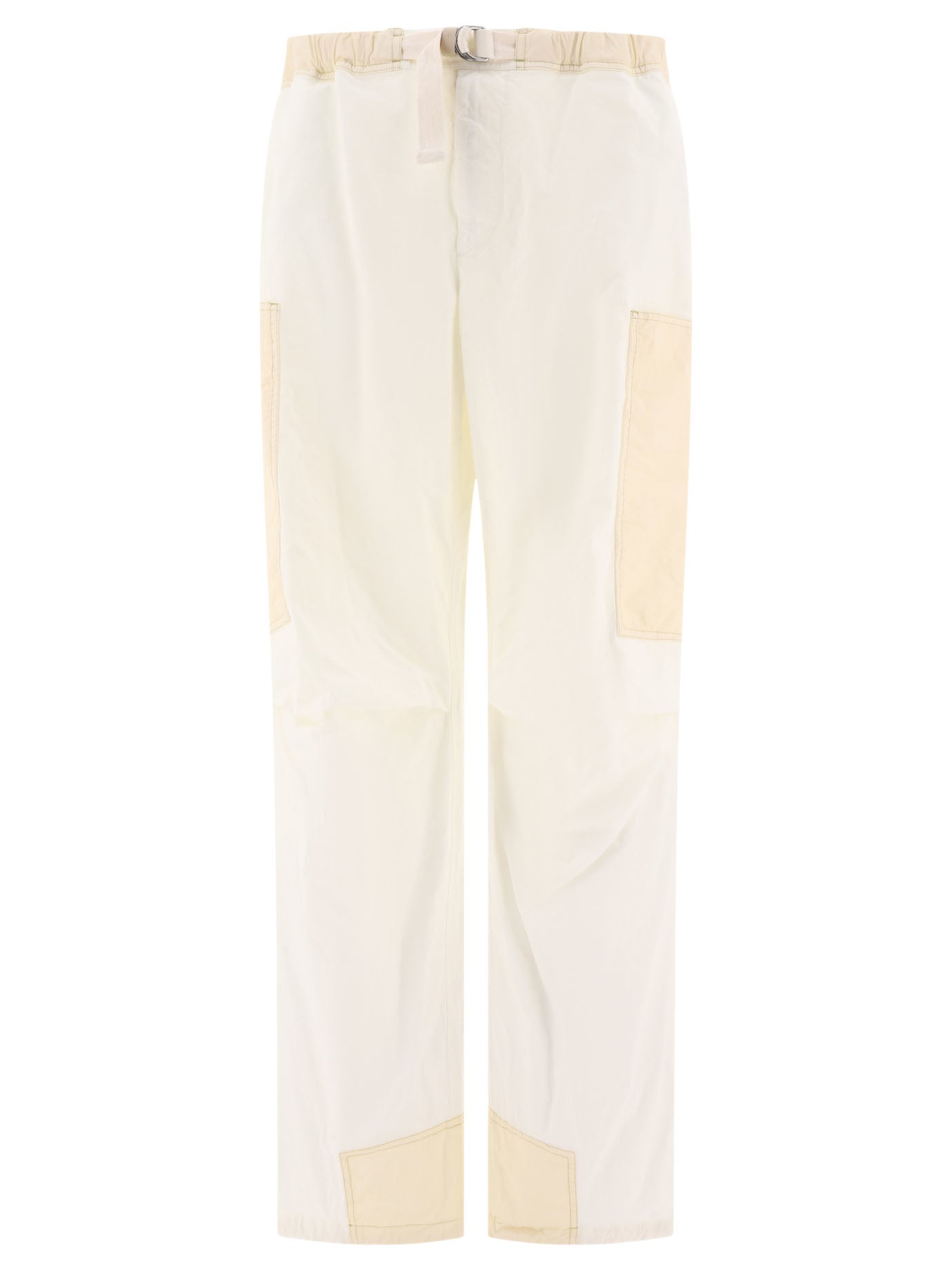 Jil Sander-Parachute Trousers Bianco-Uomo