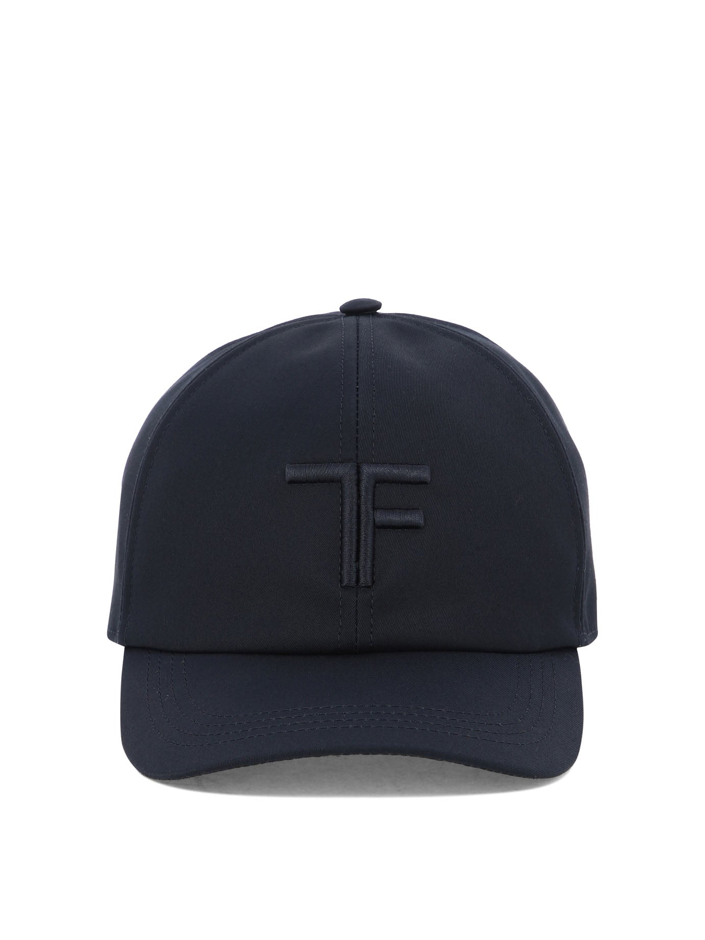 Tom Ford-Baseball Cap With Logo Cappelli Blu-Uomo