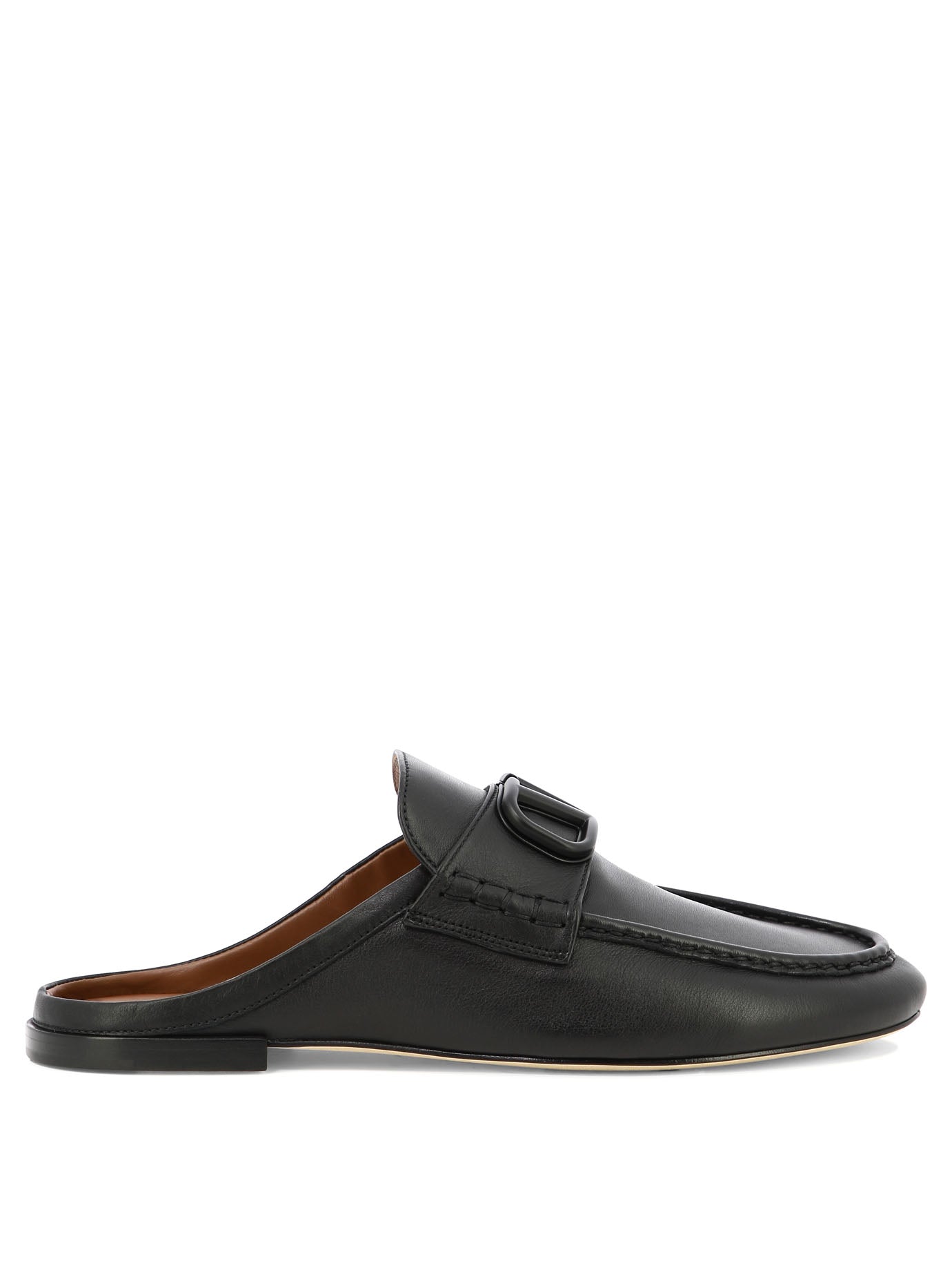 Valentino Garavani-Vlogo Signature Loafers & Slippers Nero-Uomo