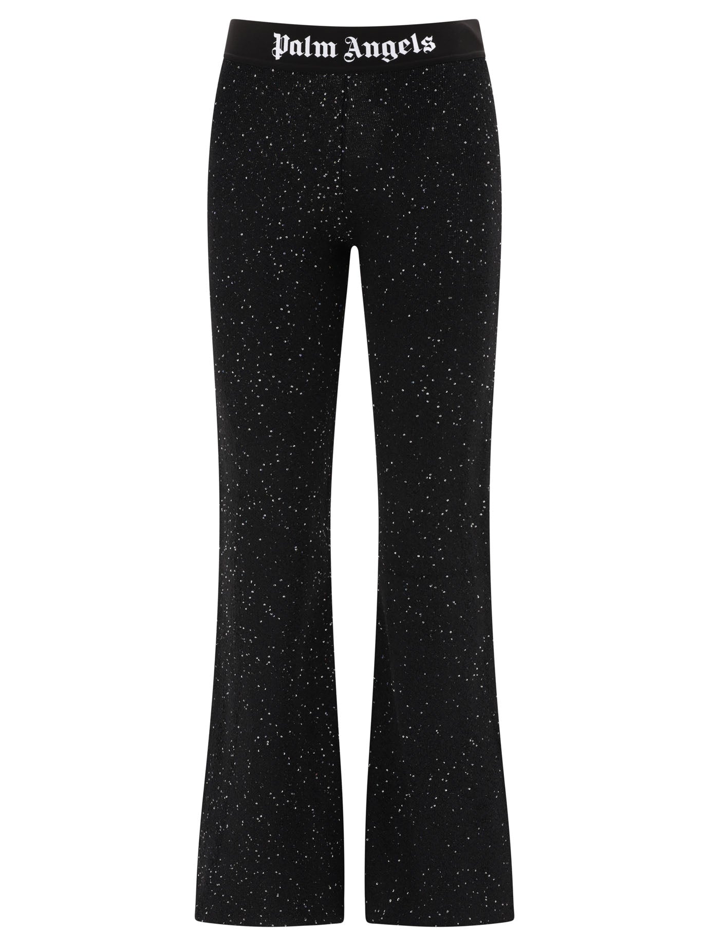 Palm Angels-Soiree Trousers Nero-Donna