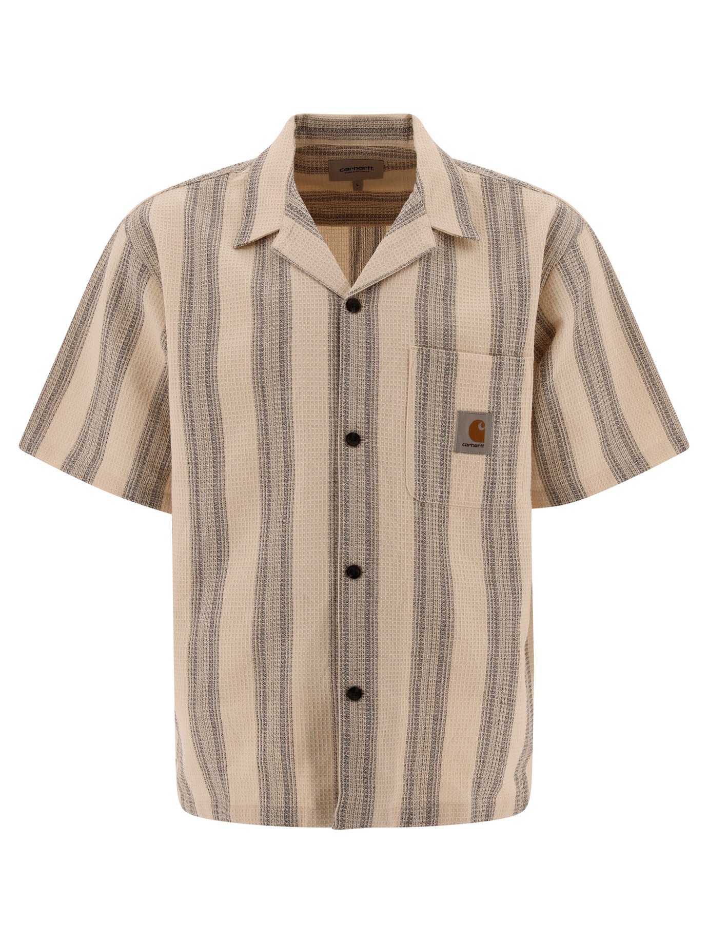 Carhartt Wip-Dodson Shirts Beige-Uomo