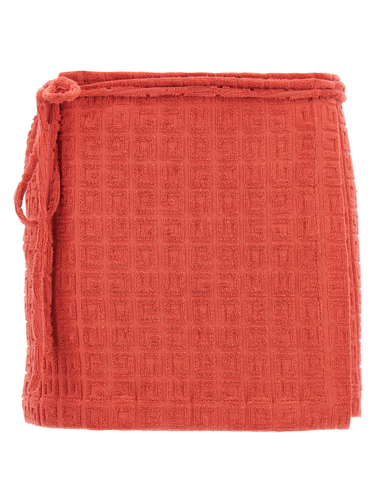 Givenchy-Plage Capsule Wrap Skirt Gonne Rosso-Donna