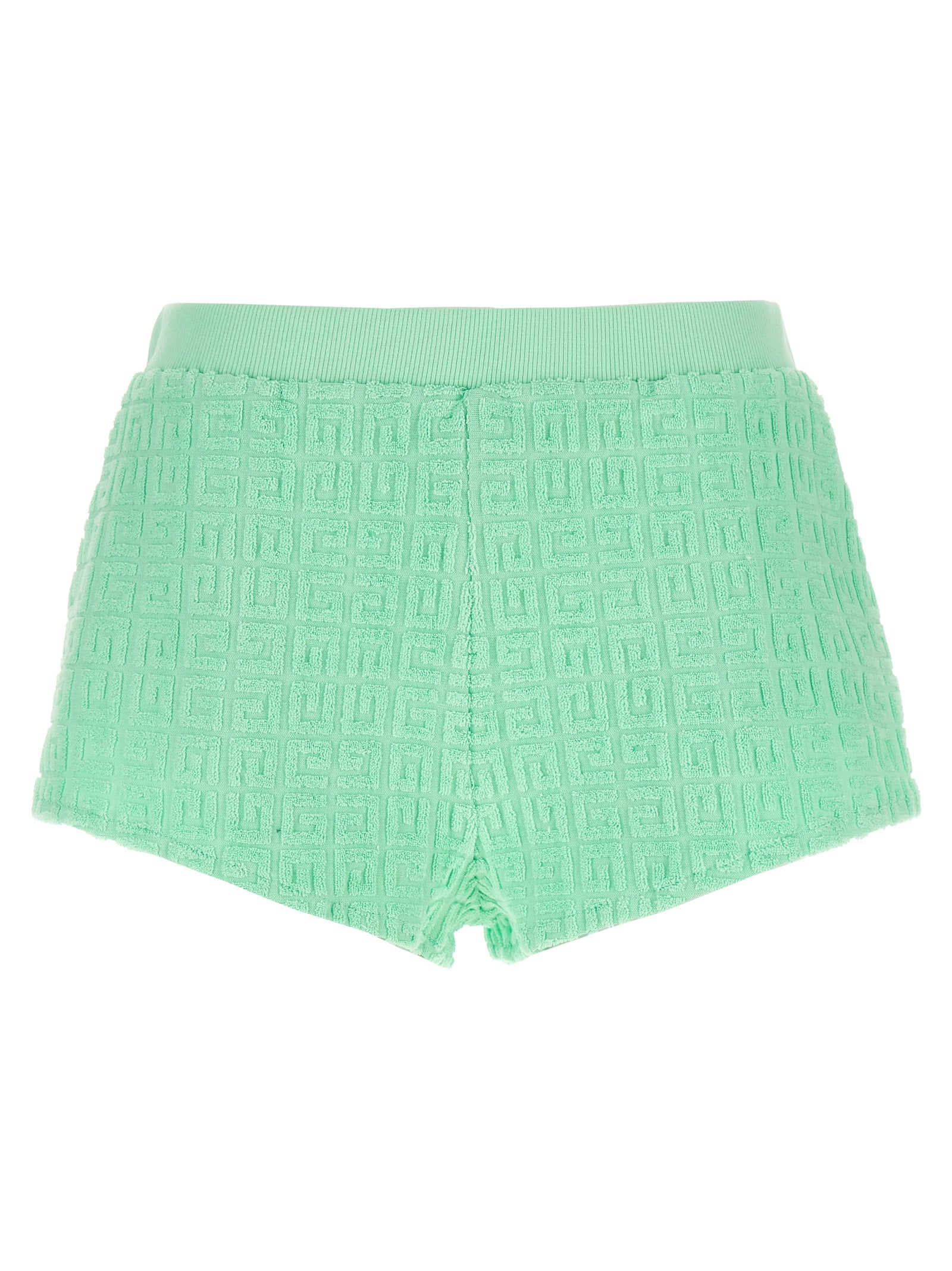 Givenchy-Plage Capsule Shorts Bermuda, Short Verde-Donna