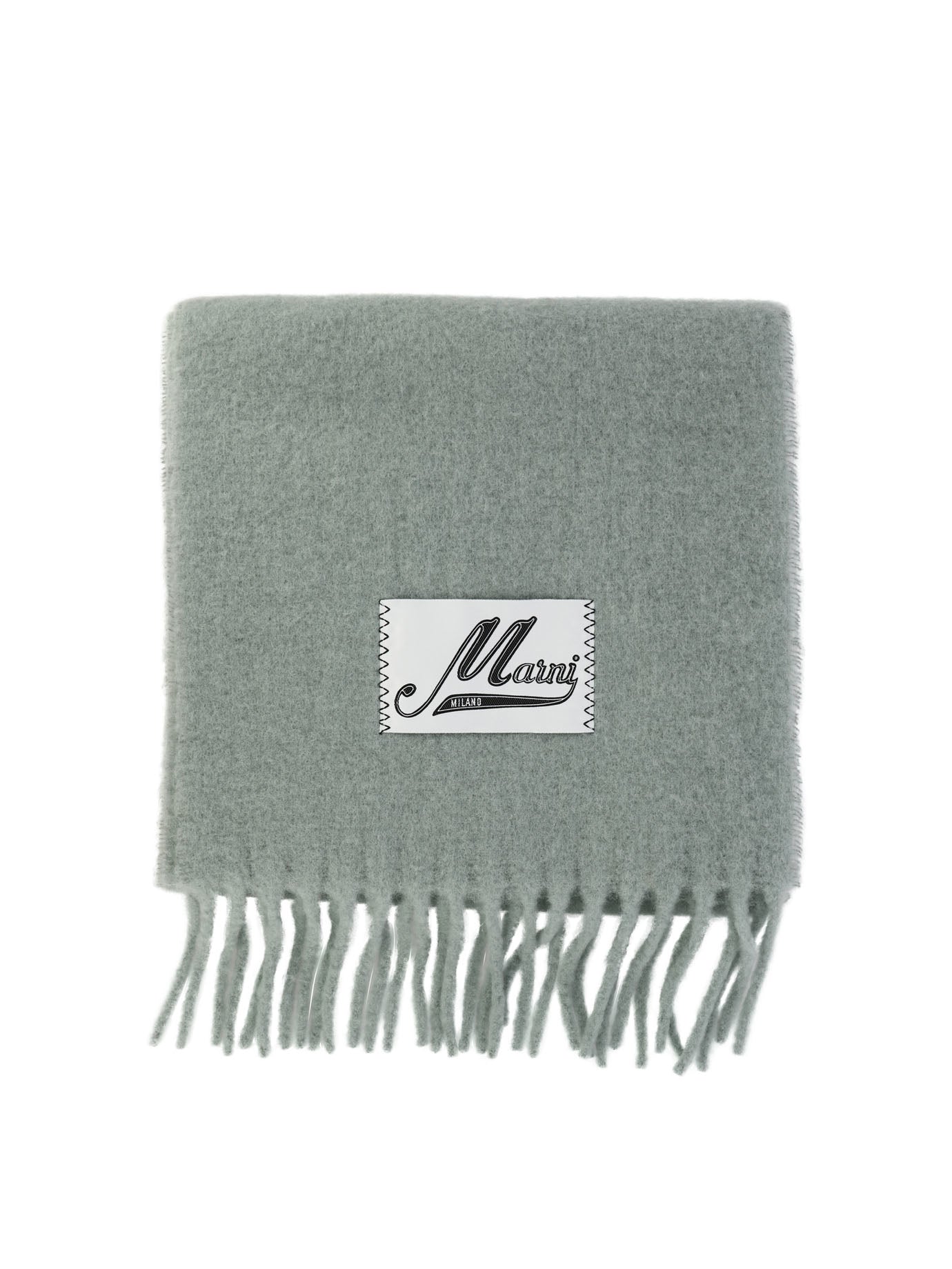 Marni-Alpaca Scarf Scarves Verde-Donna