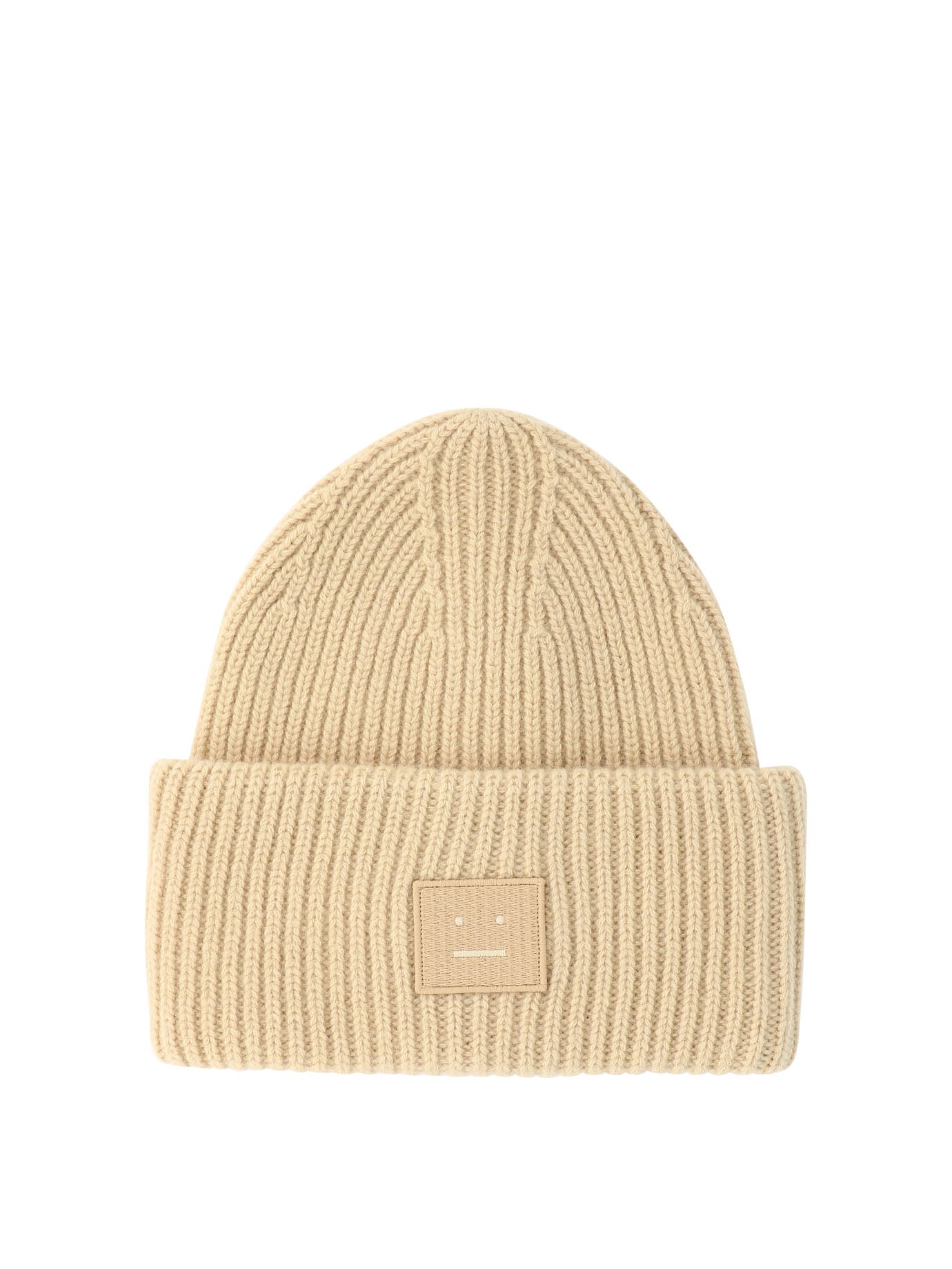 Acne Studios-Face Cappelli Beige-Donna