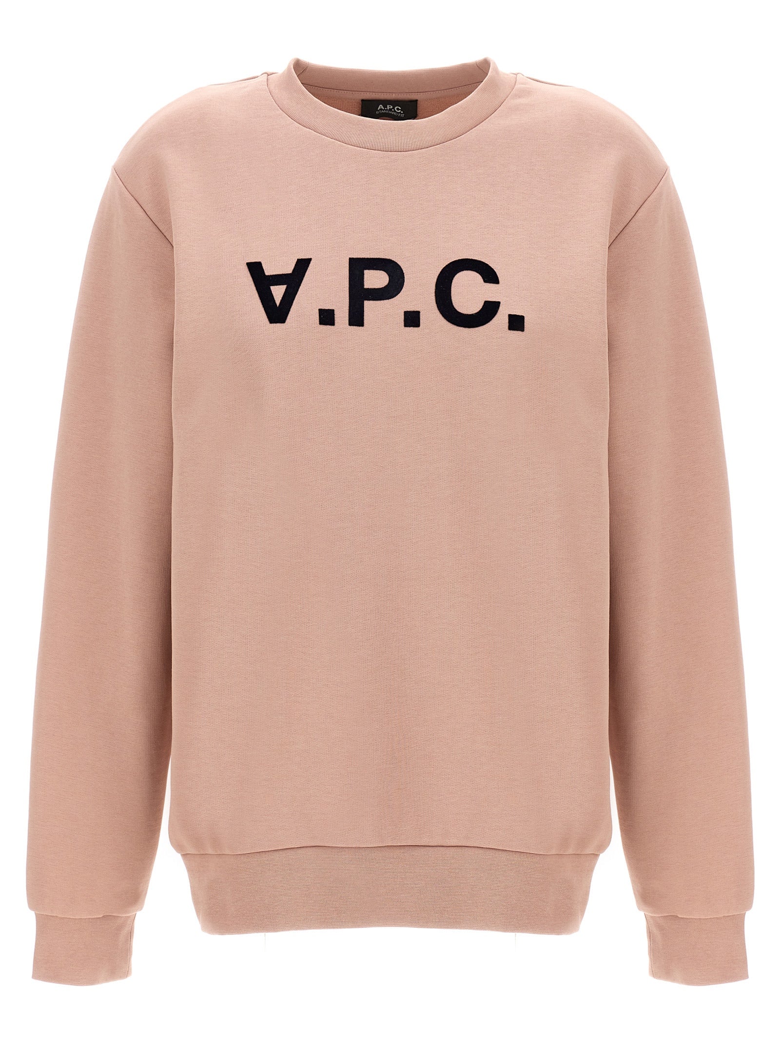 A. P.C.-Logo Felpe Rosa-Donna