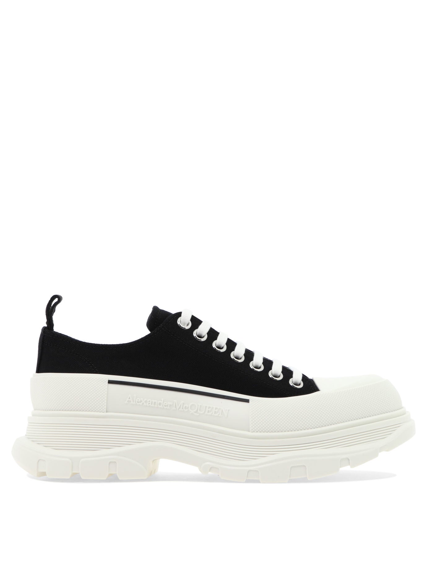 Alexander Mcqueen-Tread Slick Sneakers & Slip-On Nero-Uomo