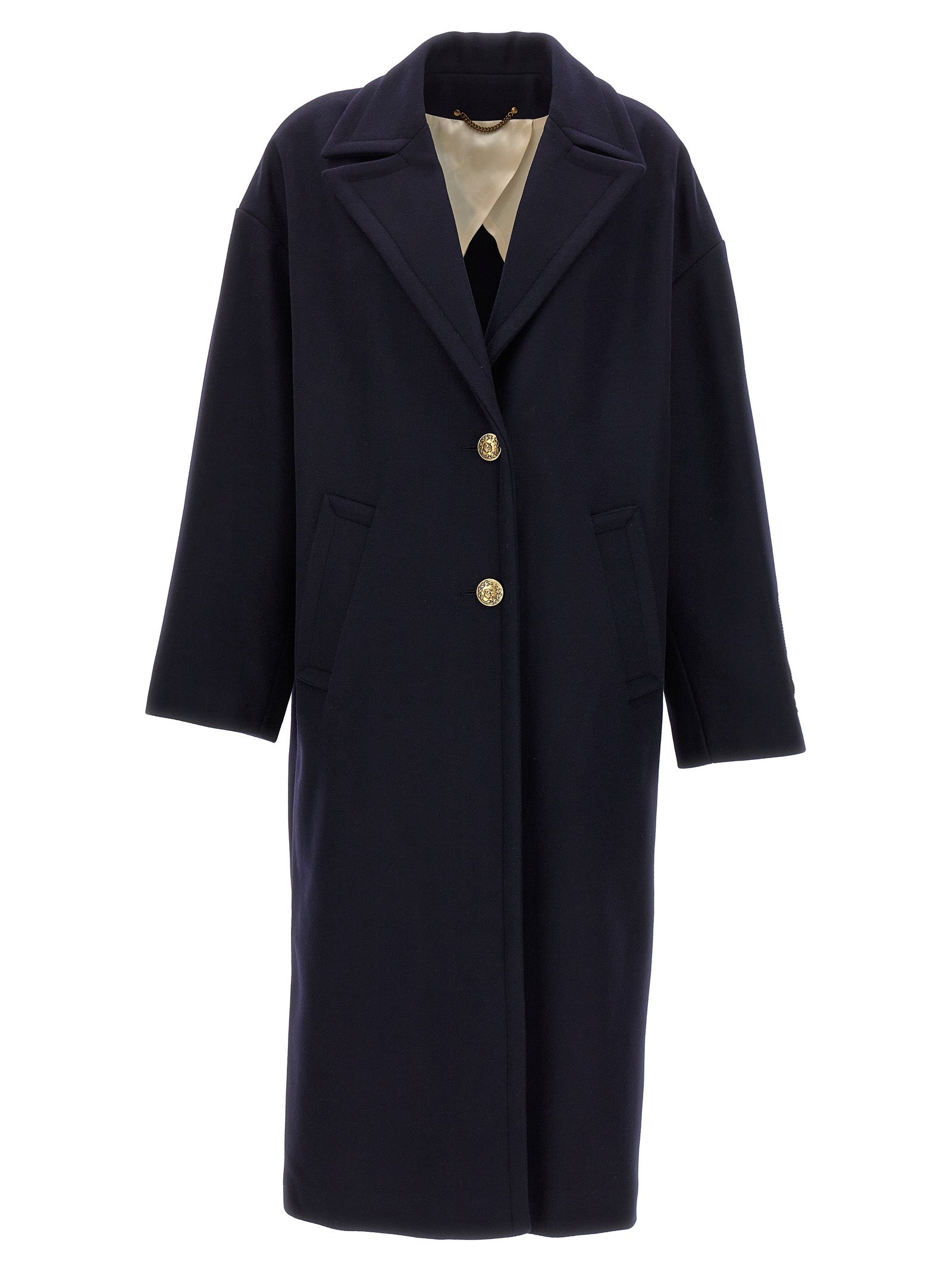 Golden Goose-Bertina Trench E Impermeabili Blu-Donna