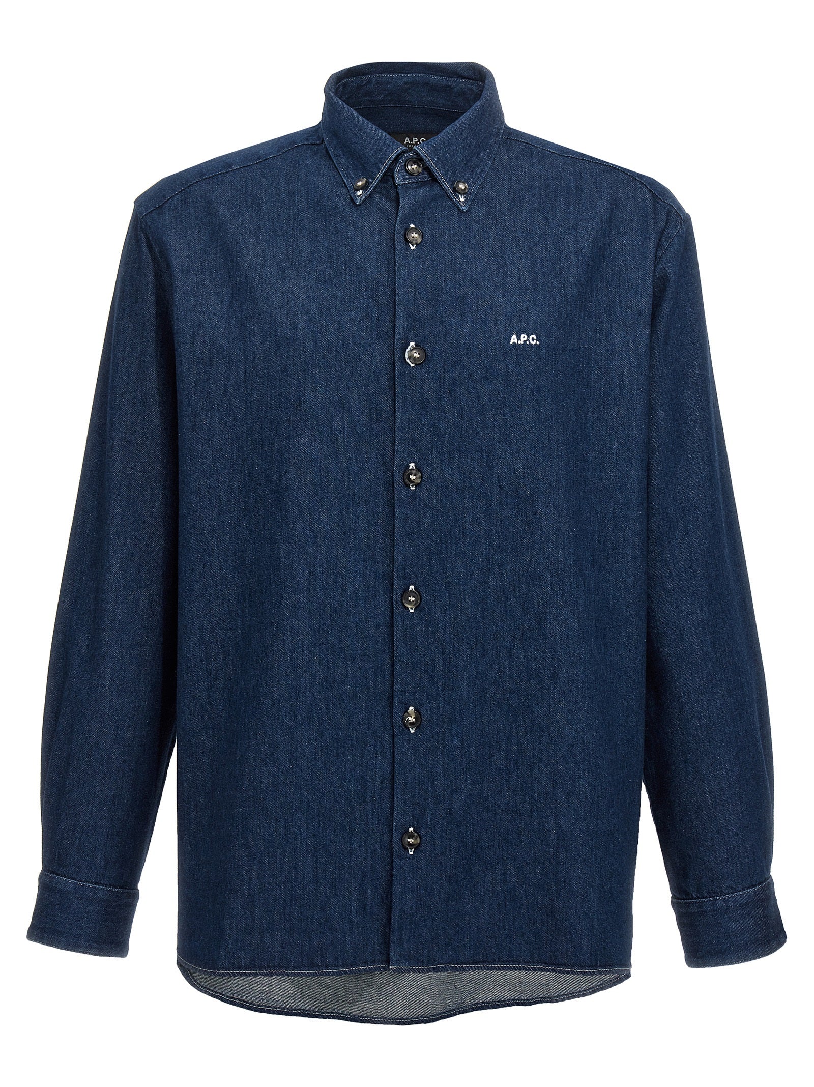 A. P.C.-Mathias Camicie Blu-Uomo