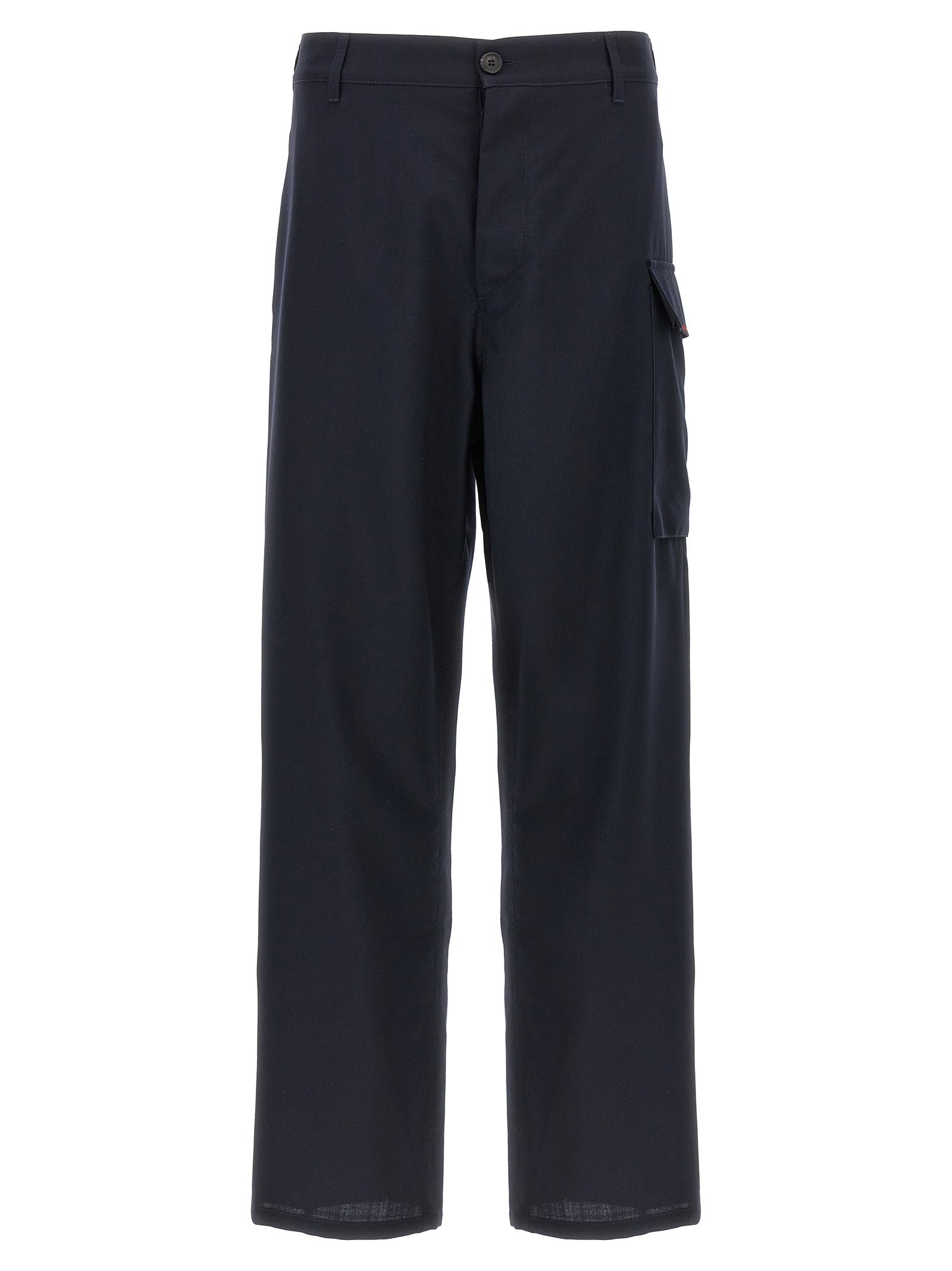 Marni-Cargo Pantaloni Blu-Uomo