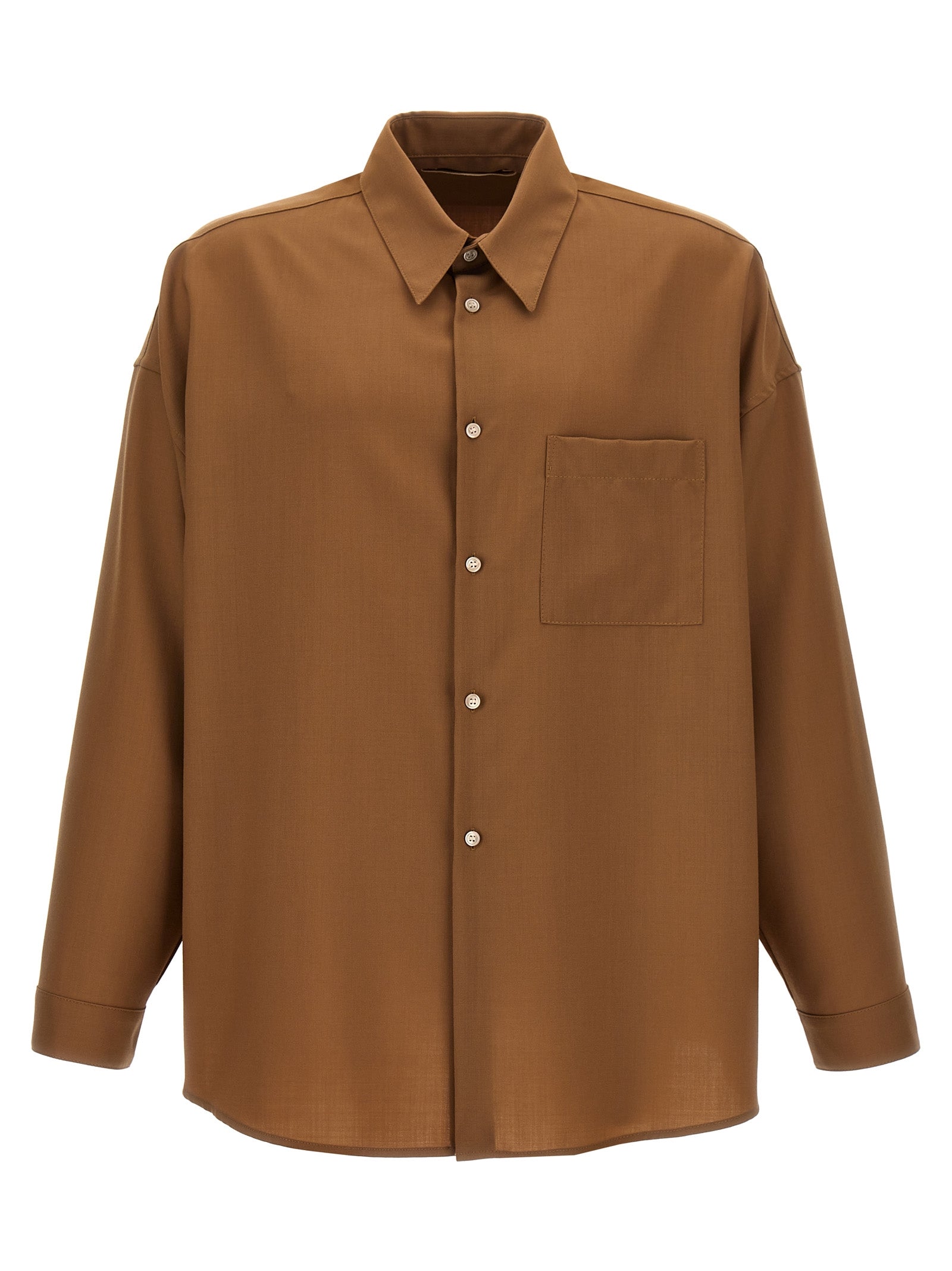 Marni-Pocket Shirt Camicie Beige-Uomo