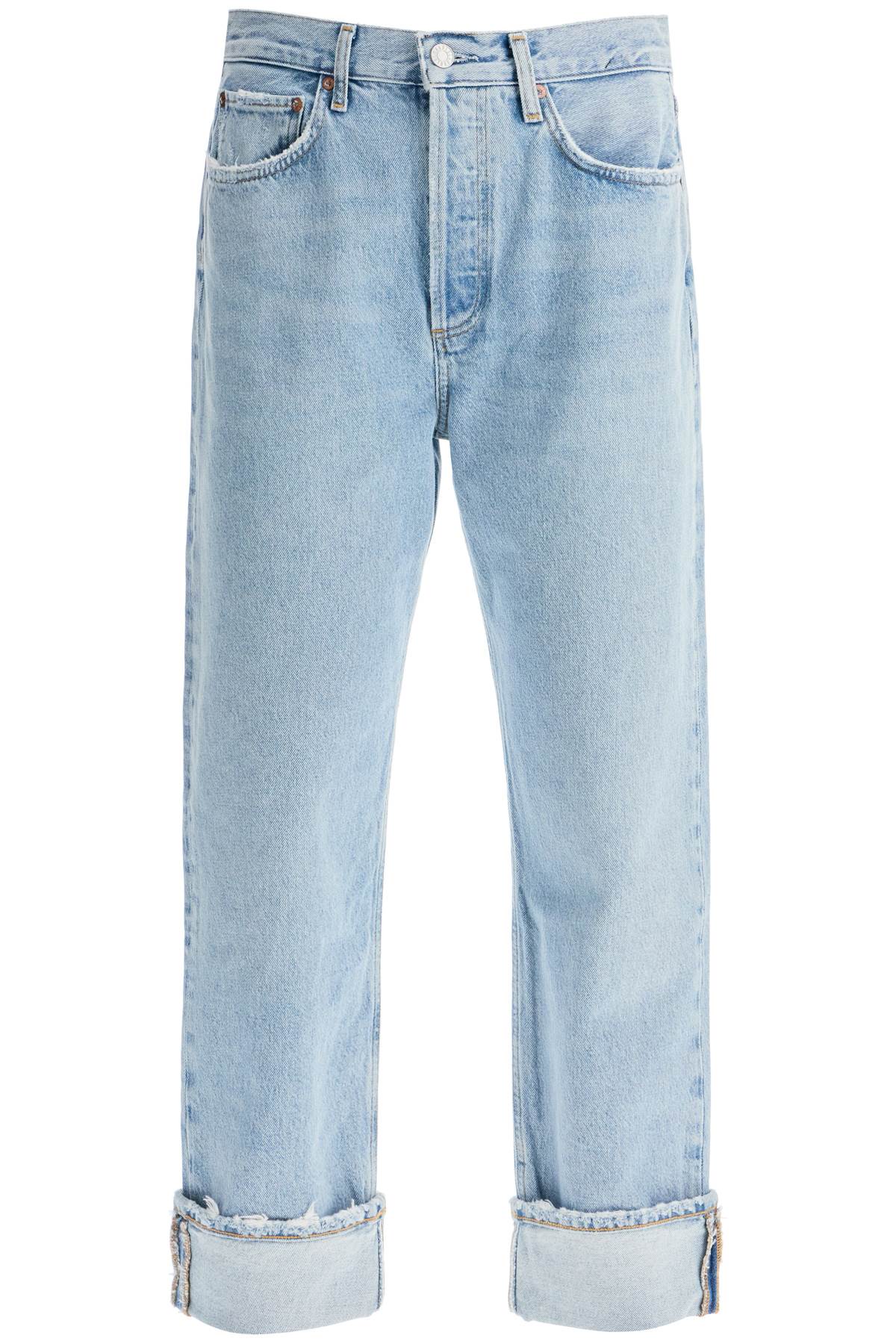 Agolde-Jeans Fran Effetto Used-Donna