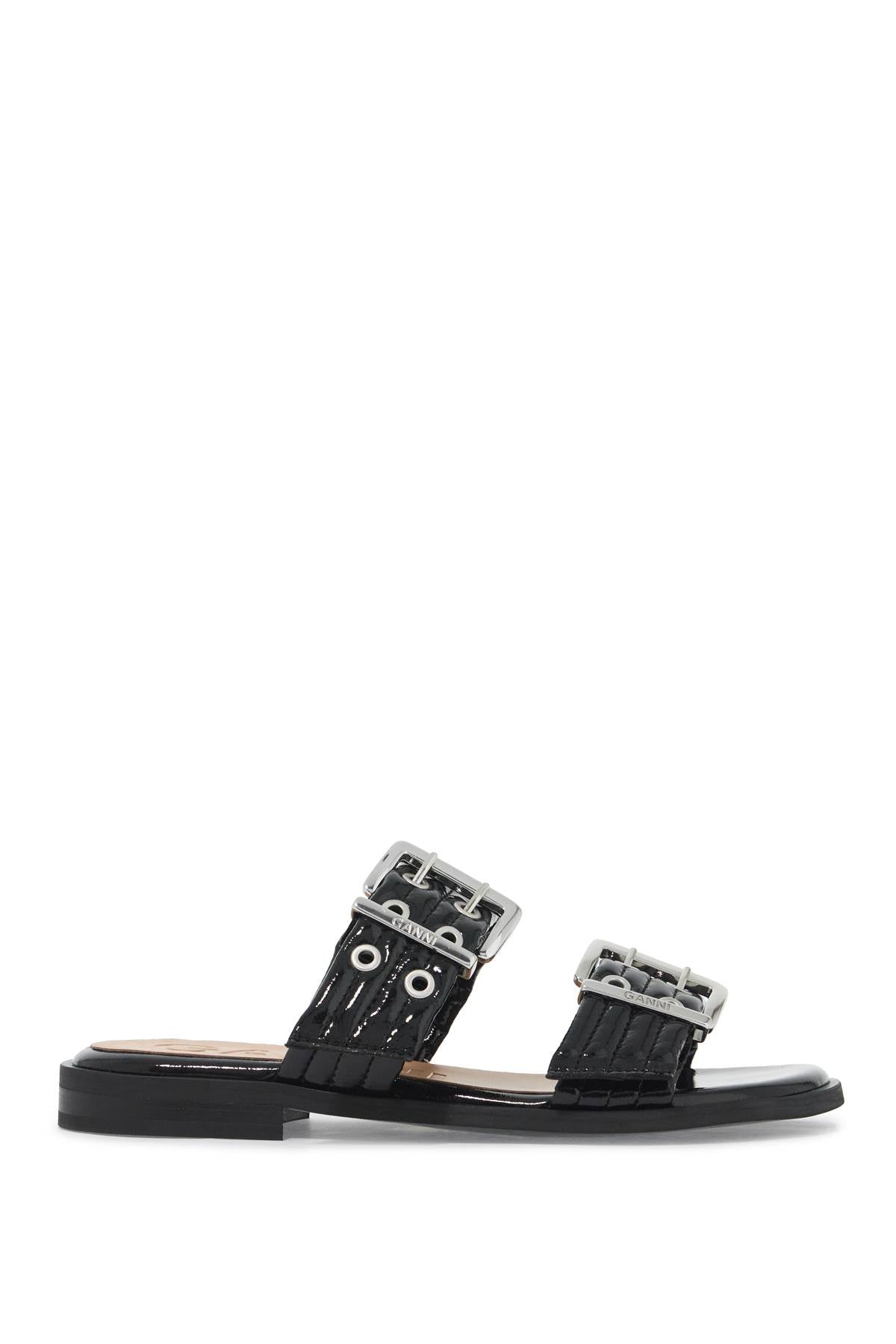 Ganni-Slides Feminine Buckle-Donna