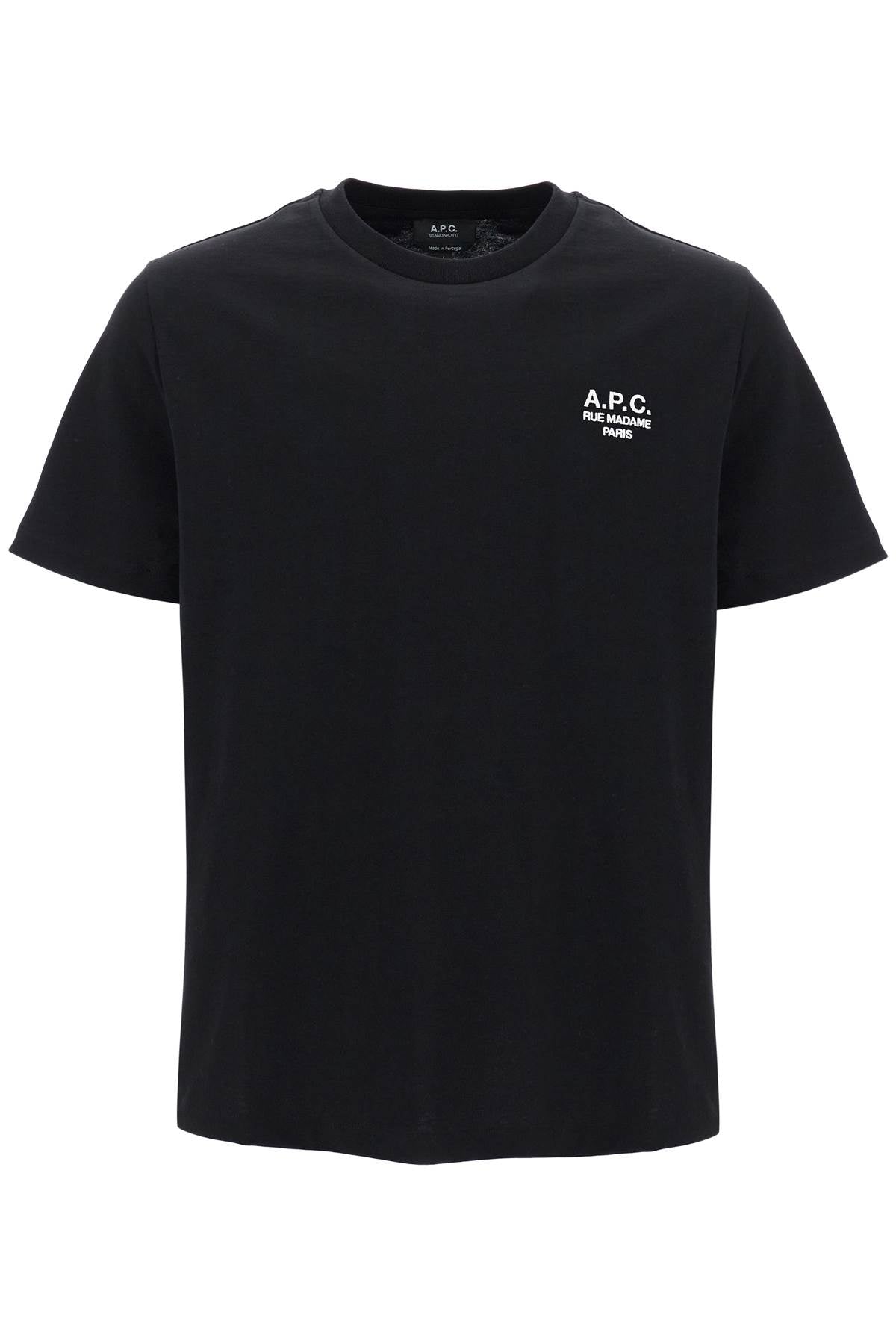 A. P.C.-T Shirt Rue Madame In Cotone Organico-Donna